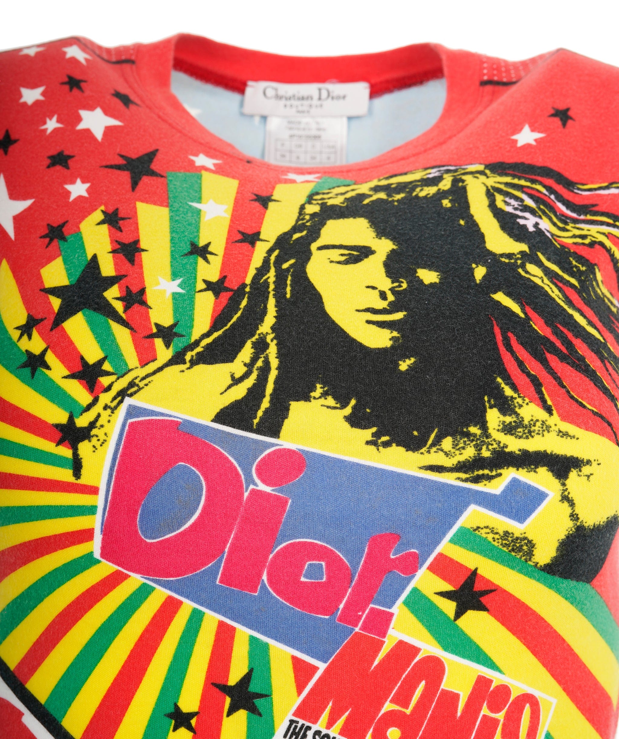 Christian Dior Dior Rasta Mania Tank Top Red Yellow Green  DBXS2414