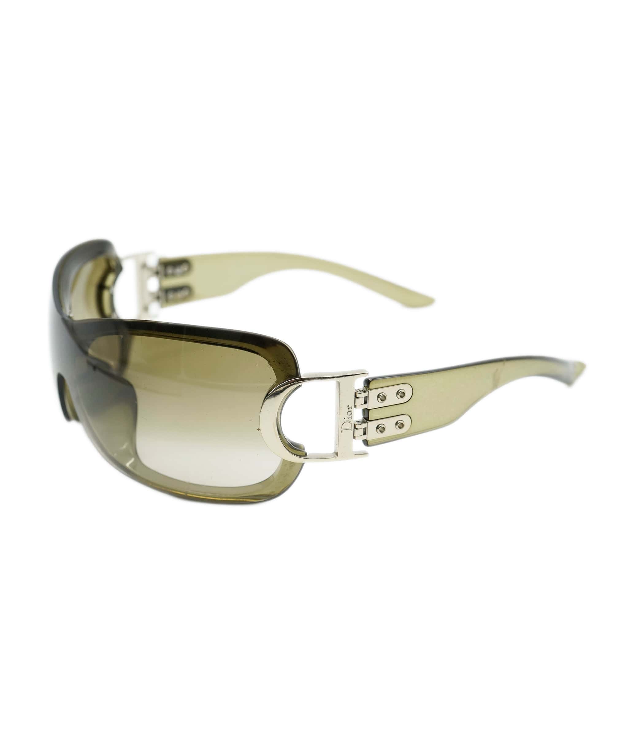 Christian Dior Christian Dior Green / Silver D Ring Visor sunglasses AGL2423