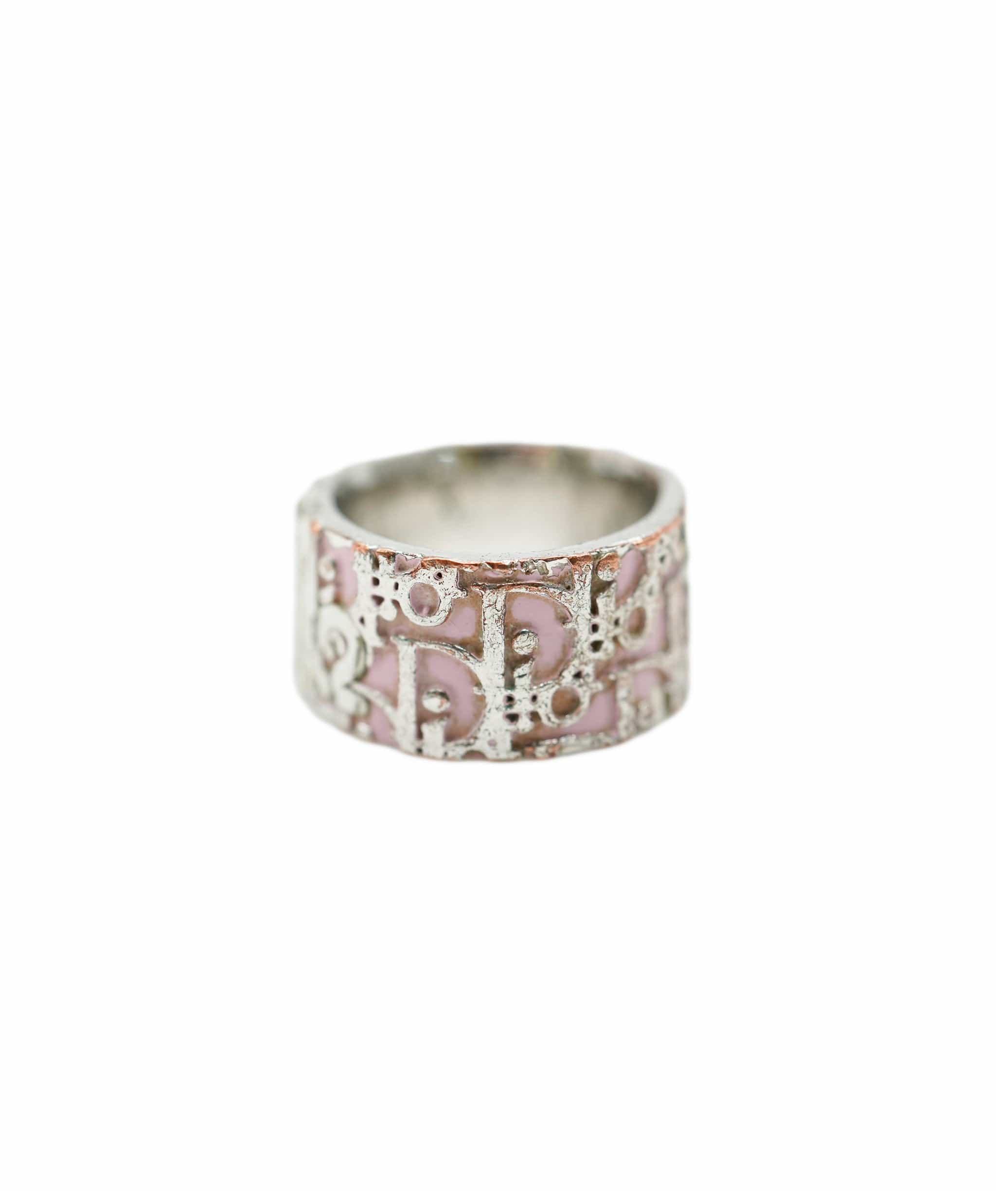 Christian Dior Christian Dior Pink silver tone ring  AVC1879
