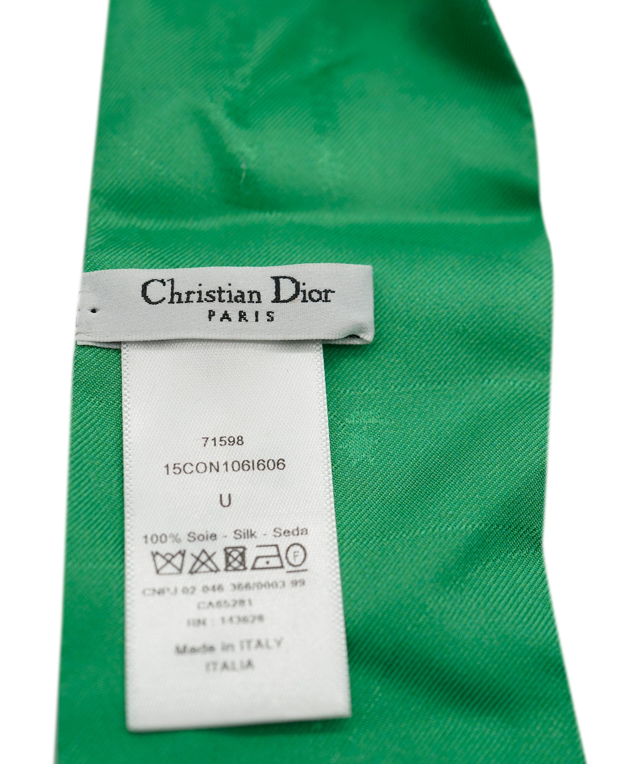 Christian Dior Dior Scarf/Twilly Green ASL9033