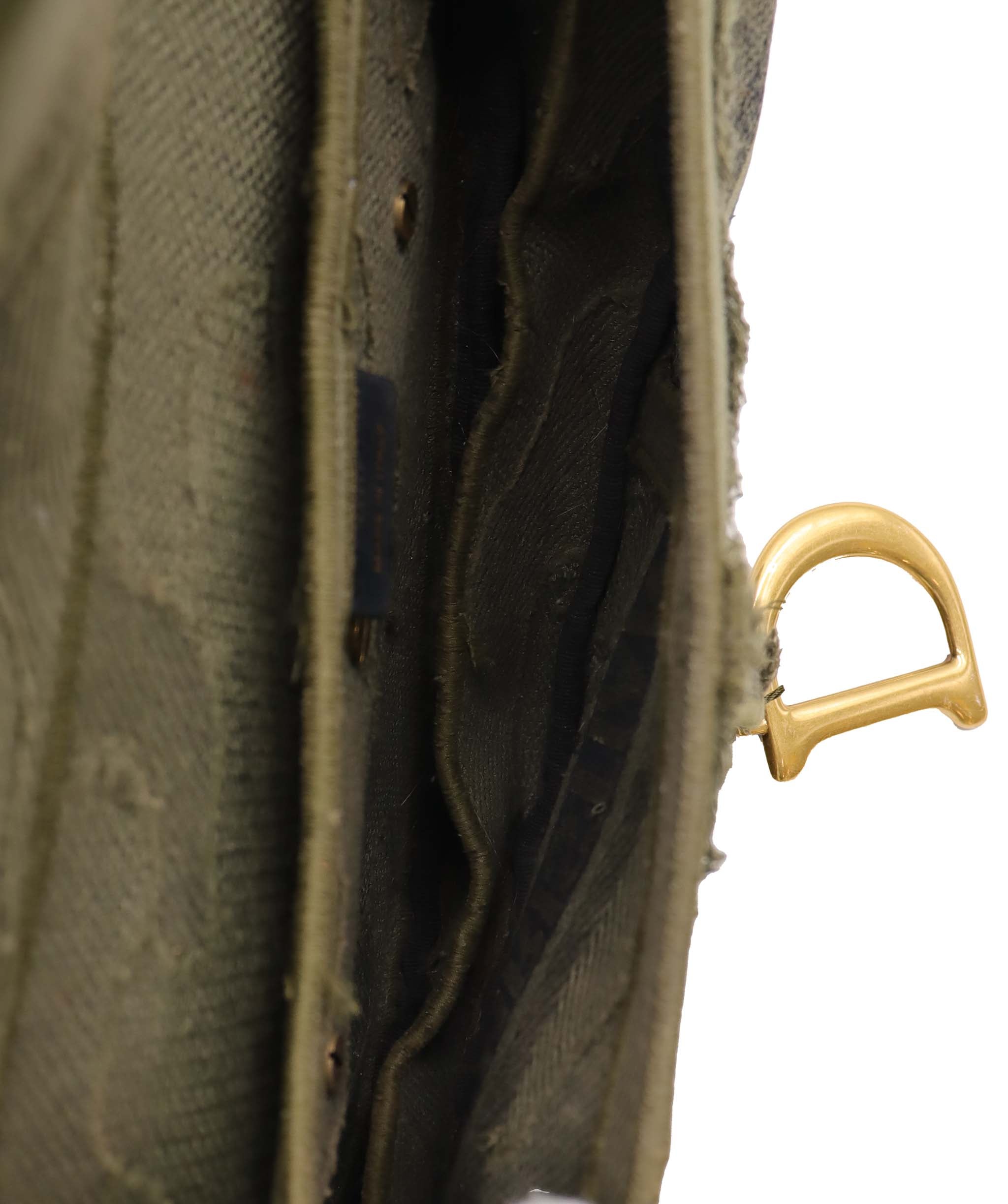 Christian Dior Christian Dior Camouflage Saddle Bag GHW ASC7003