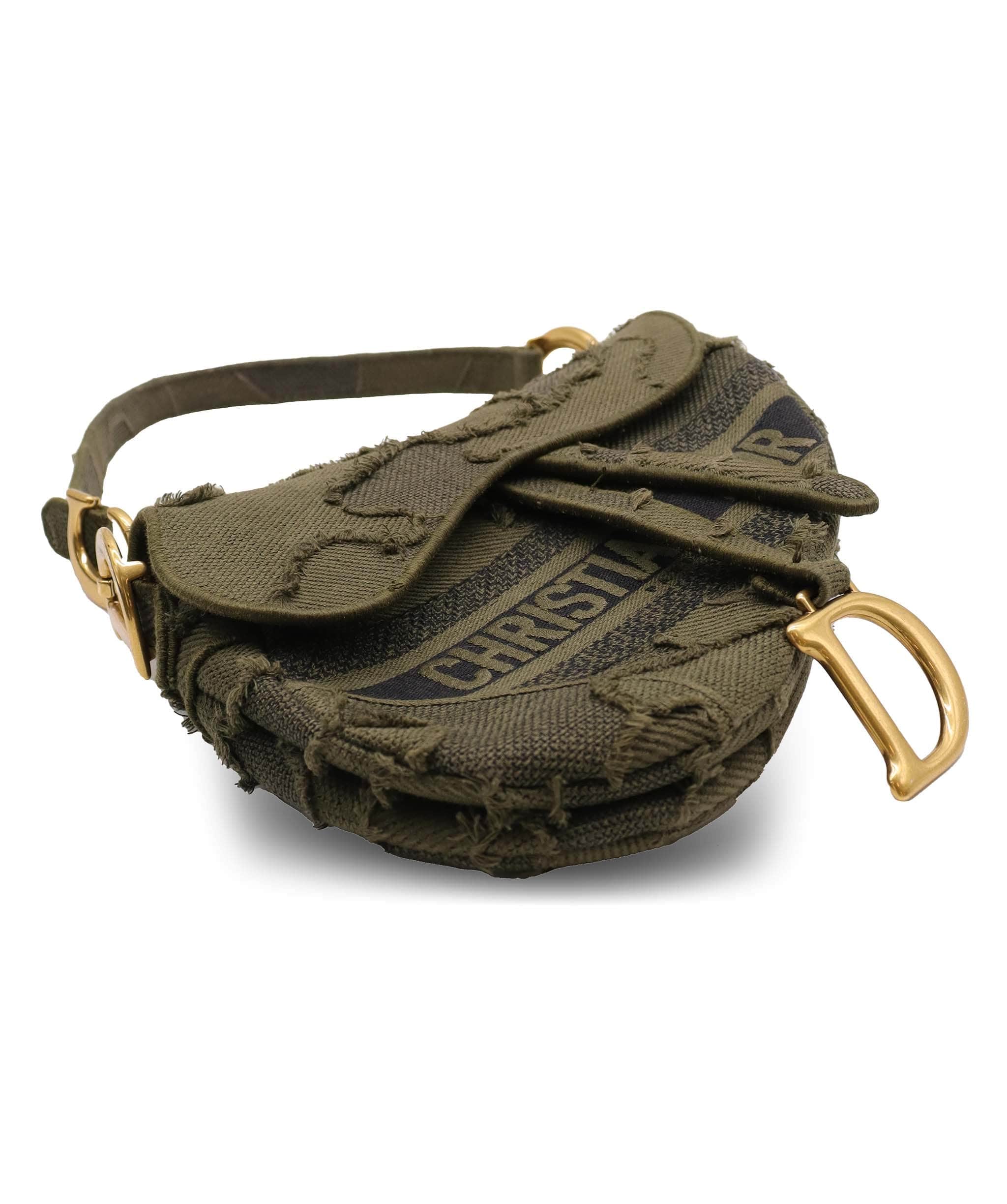 Christian Dior Christian Dior Camouflage Saddle Bag GHW ASC7003