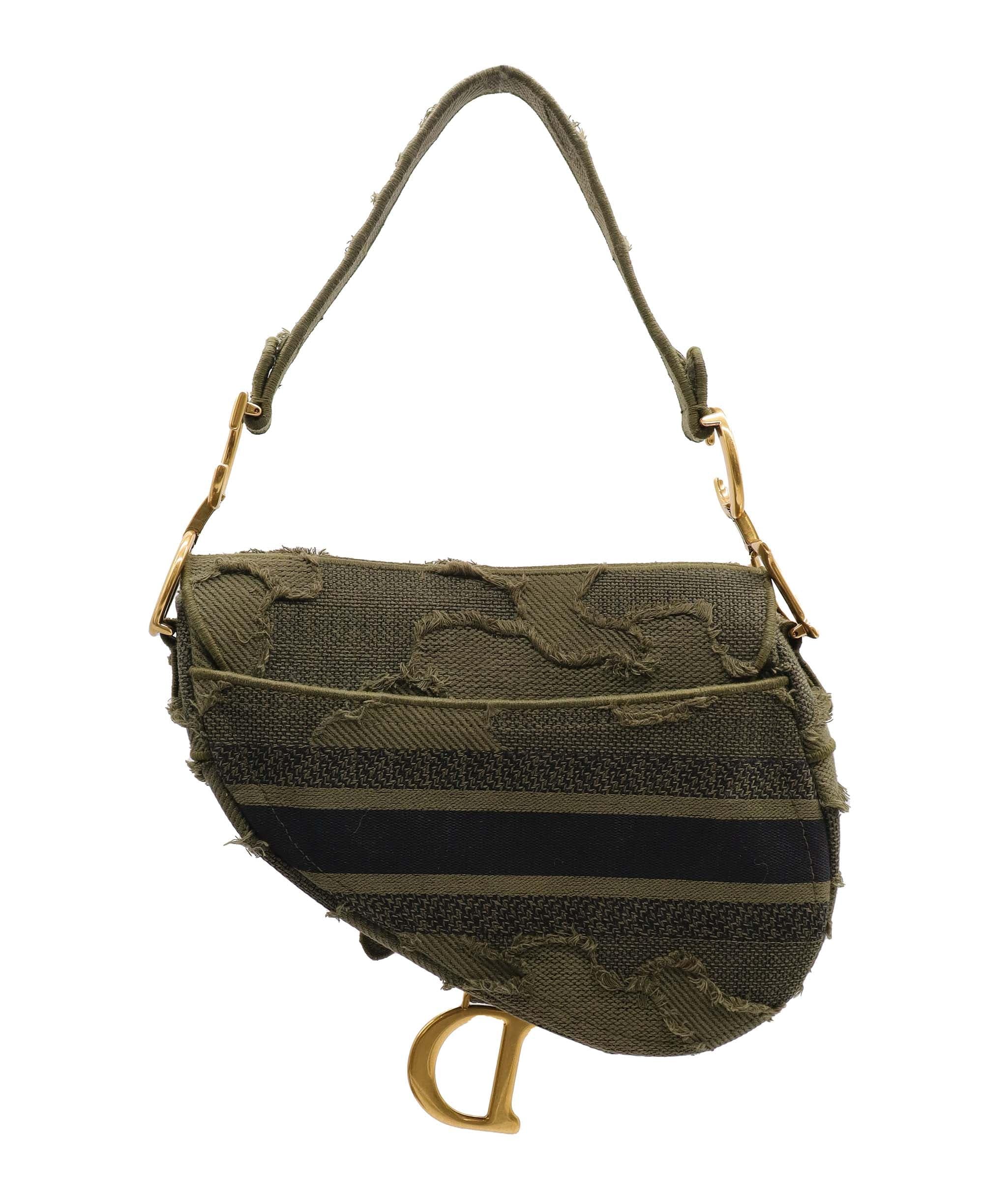 Christian Dior Camouflage Saddle Bag GHW ASC7133