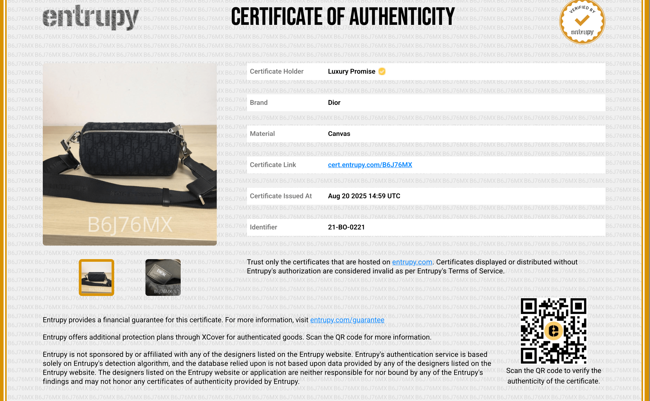 Christian Dior Christian Dior Black Oblique Cycliner Crossbody Bag  ALC1473