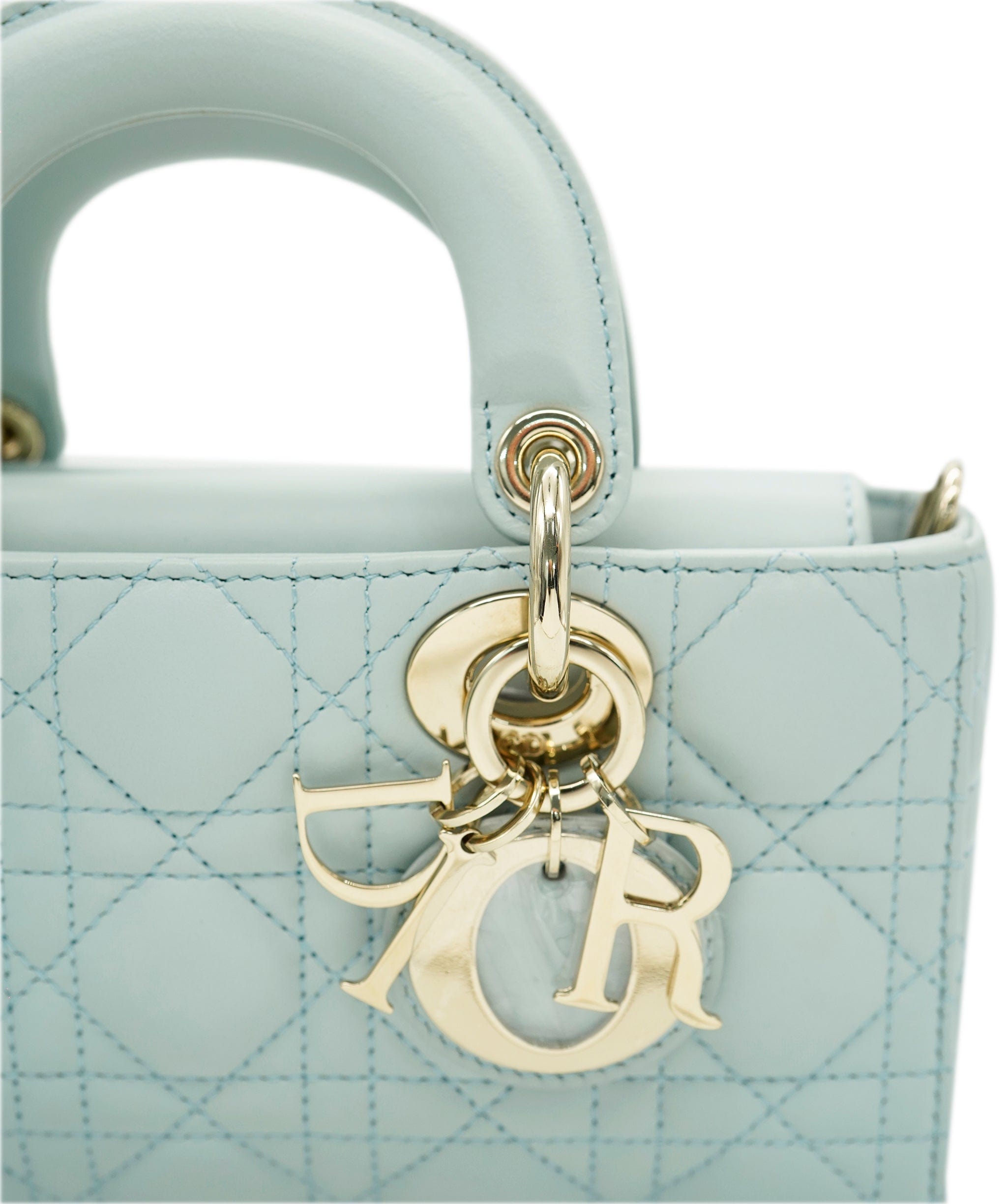 Christian Dior Christian Dior D Joy Small Baby blue  ALL0745