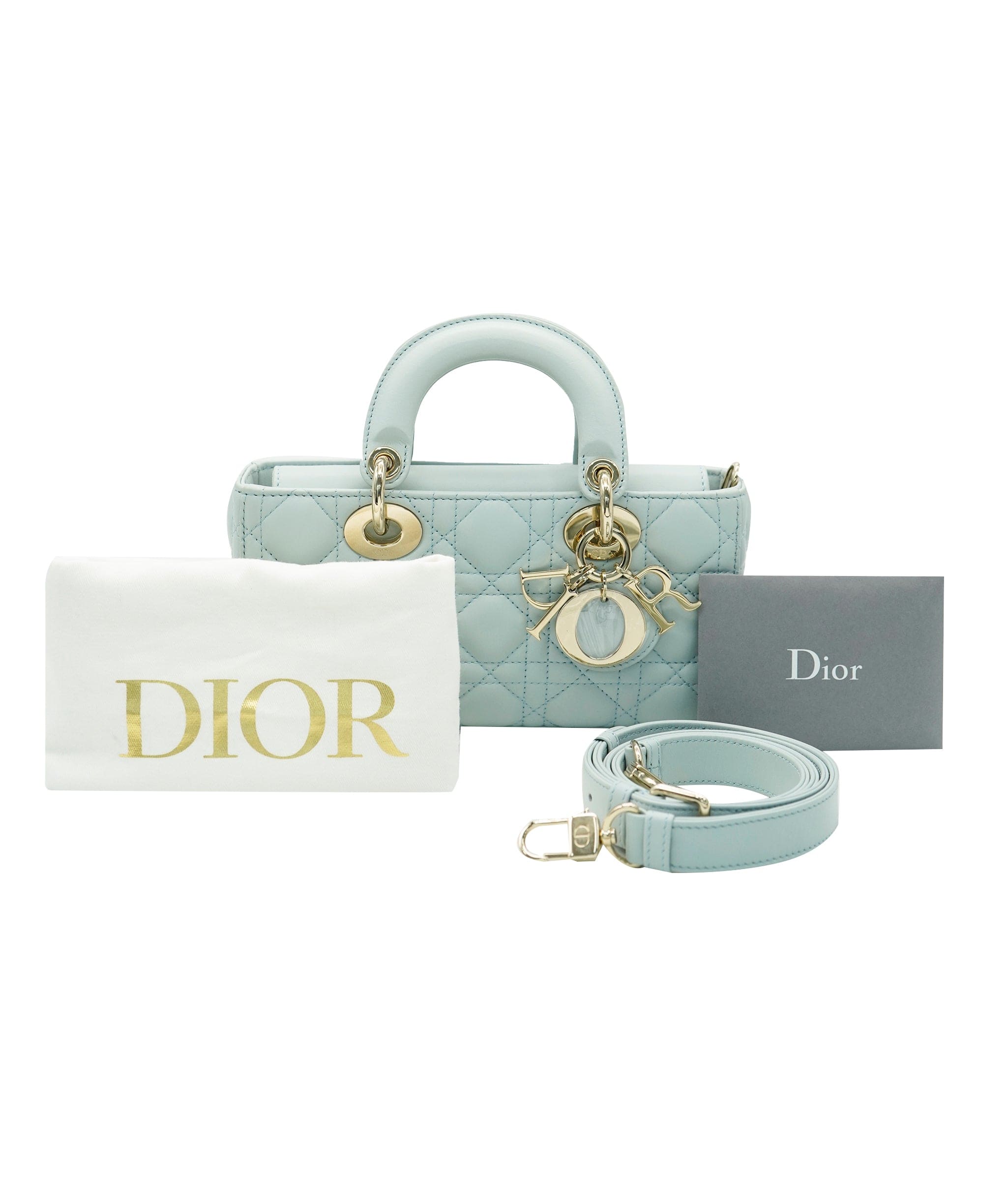 Christian Dior Christian Dior D Joy Small Baby blue  ALL0745