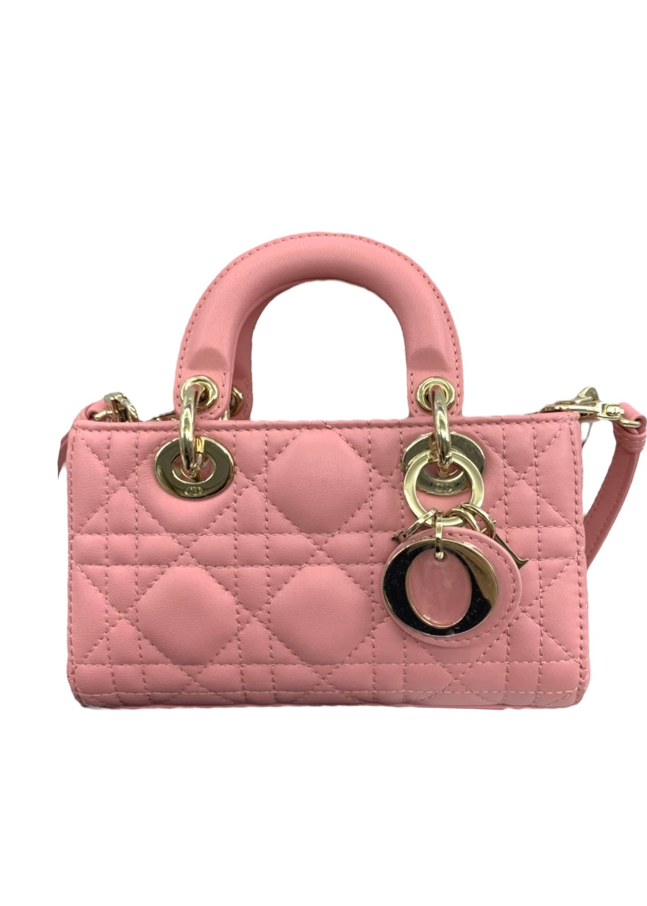 Christian Dior Christian Dior Lady D-Joy Micro Pink Lambskin LGHW SKC1820