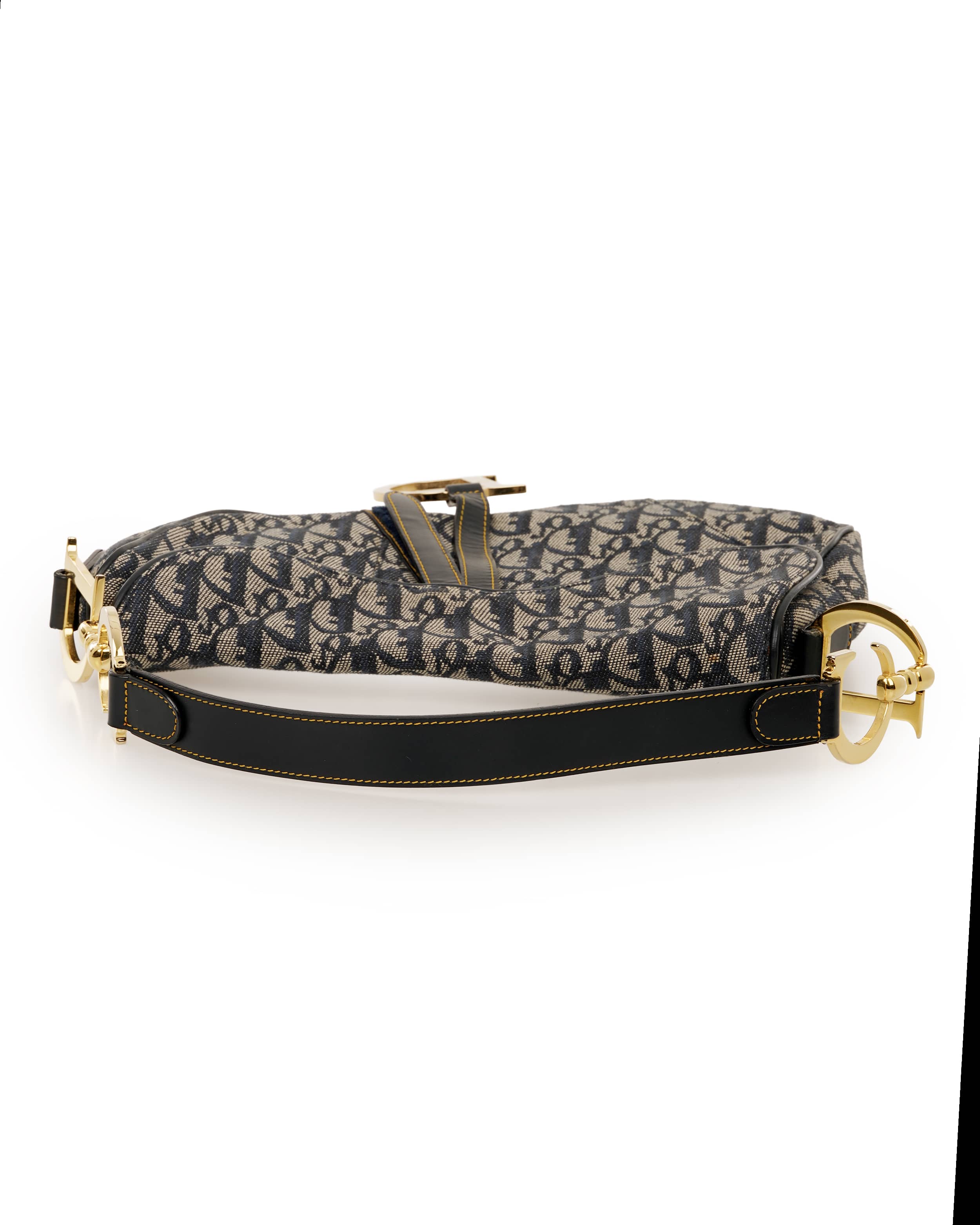 Christian Dior Christian Dior Oblique Saddle Bag With GHW ALL1169
