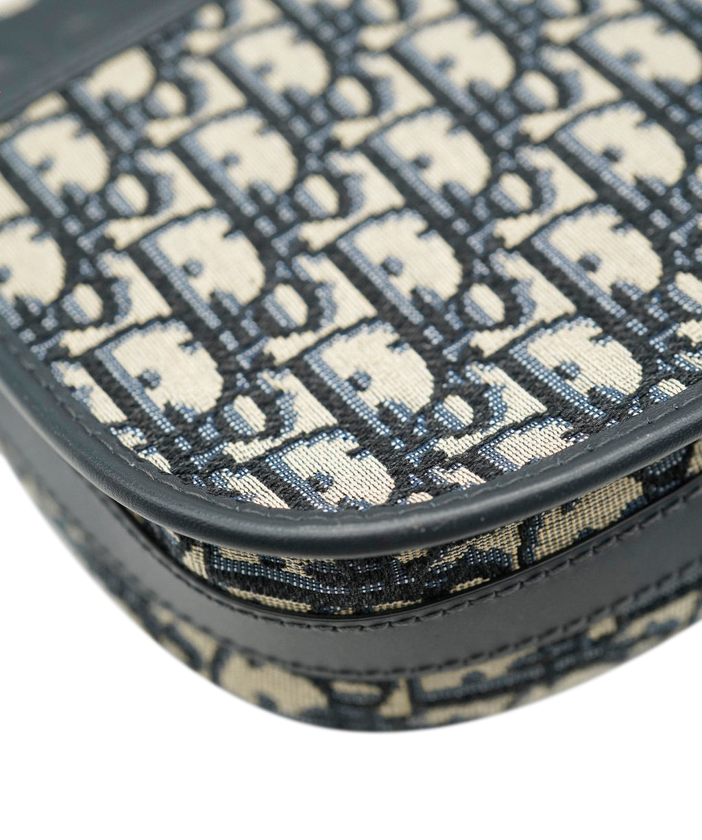Dior Blue Oblique Jacquard Medium Bobby BagASC2304 LuxuryPromise