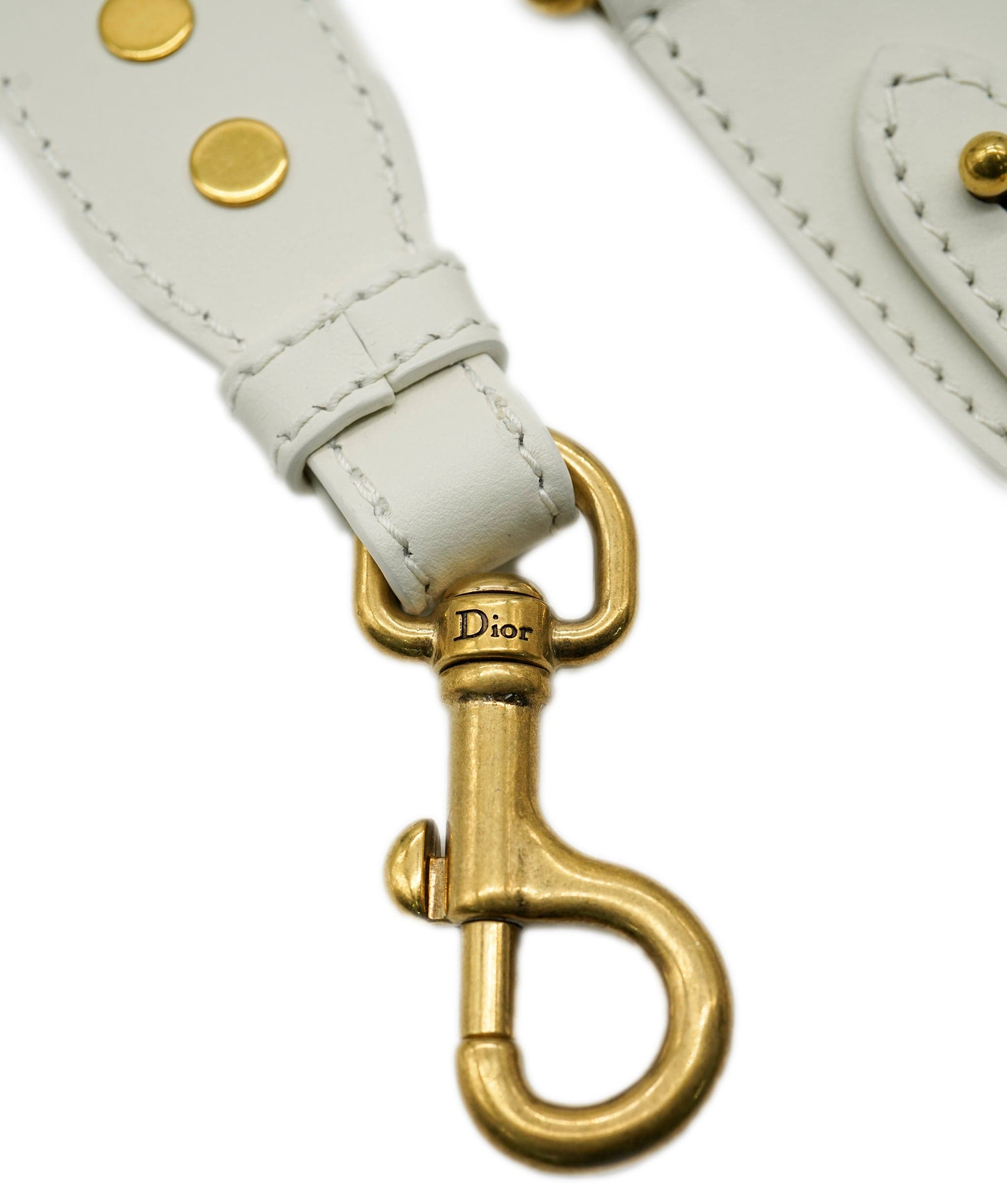 Christian Dior Dior Canvas bucket bag white/gold AVC1887