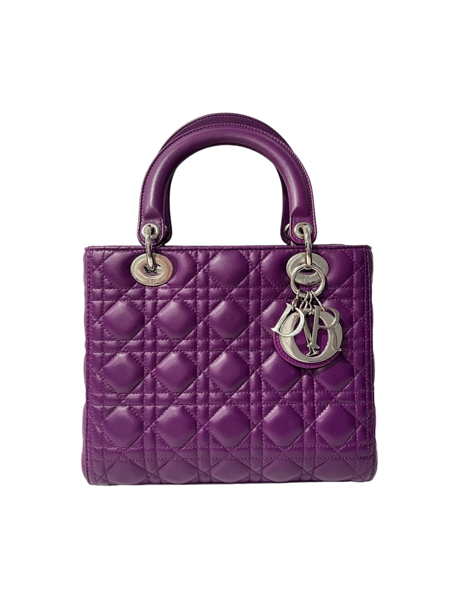 Christian Dior Lady Dior Medium Royal Purple SYC1075