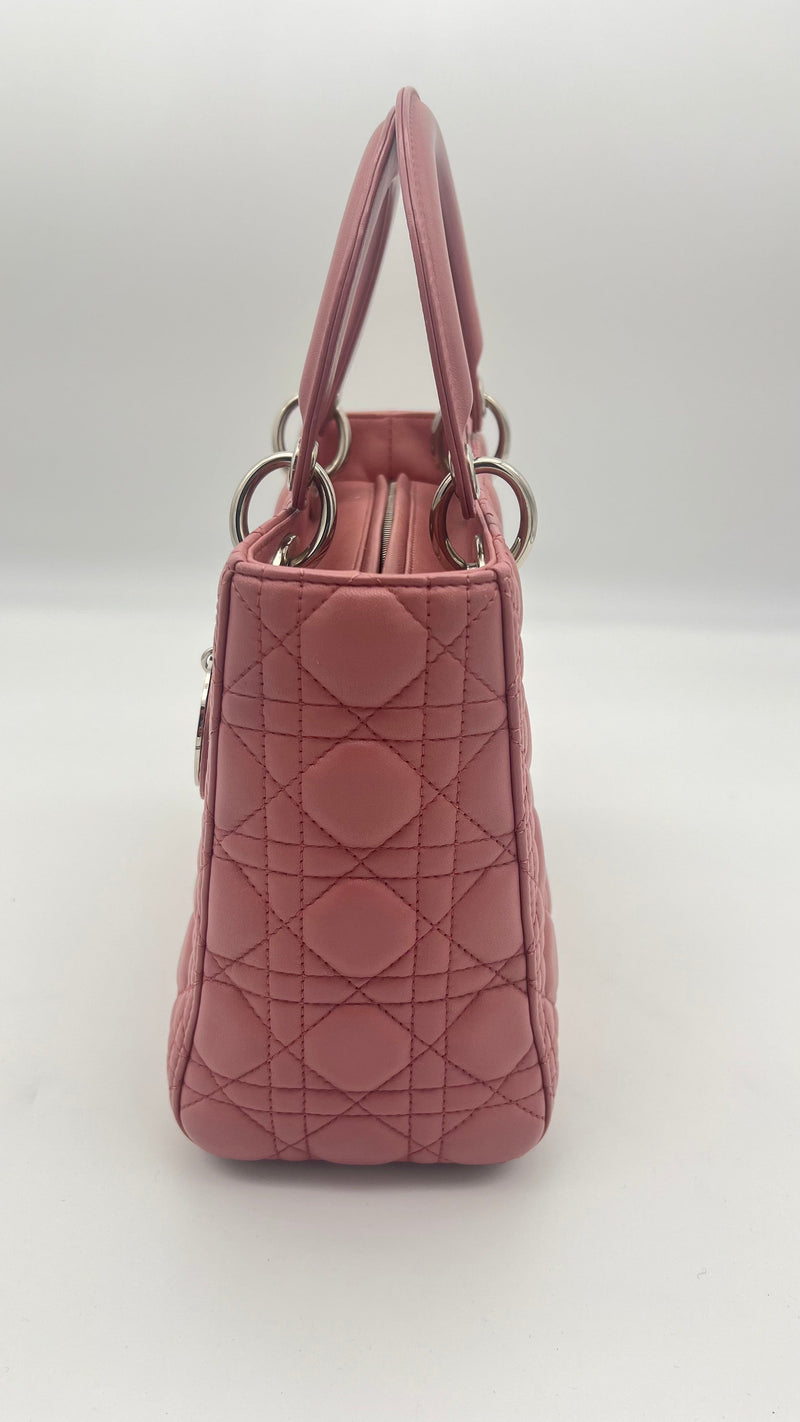 Medium Lady Dior in Blush UKC1165 LuxuryPromise