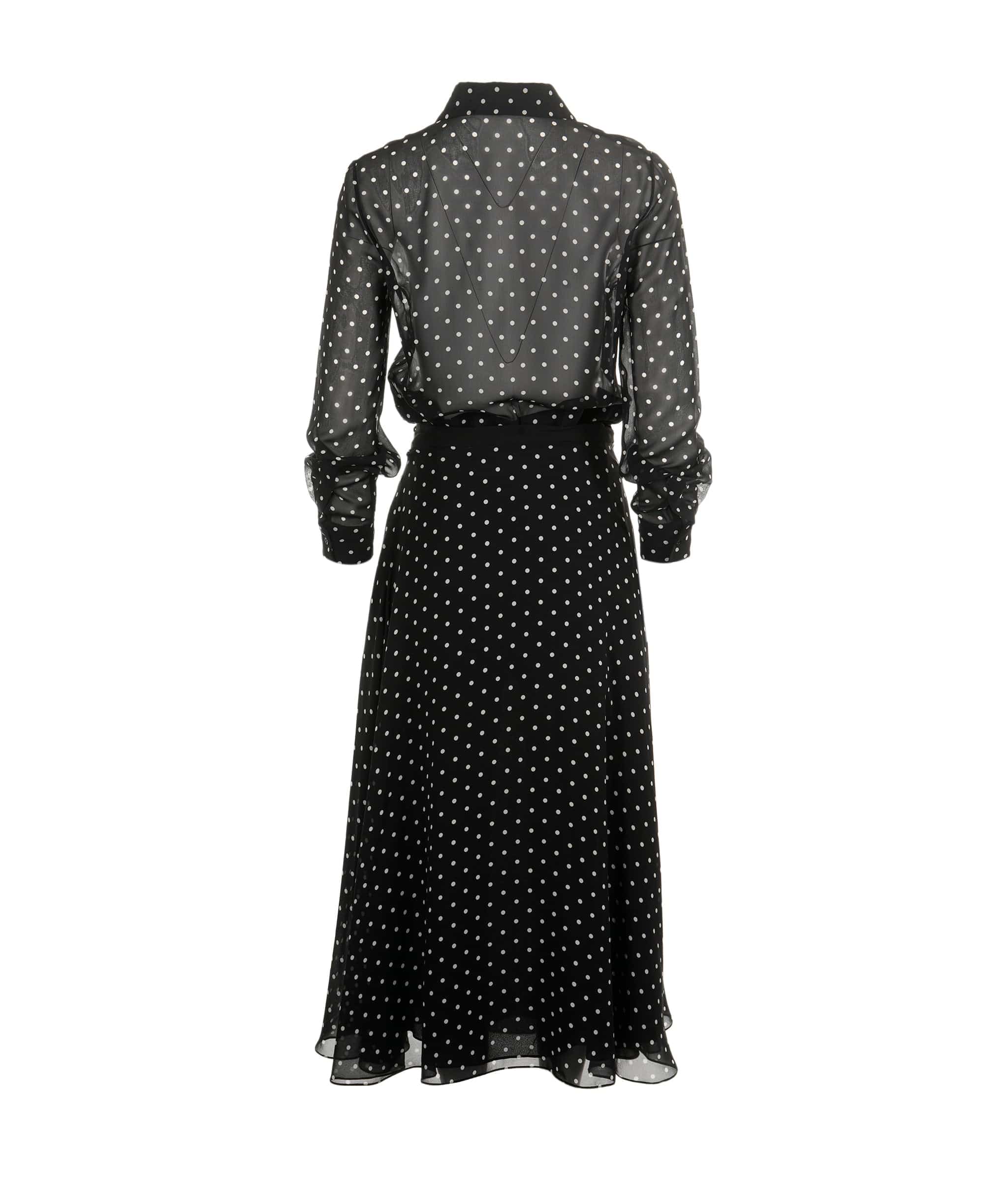 Christian Dior Christian Dior Black and White Polka Dot Playsuit with Matching Skirt and Underlay Size FR 38 ASL7947