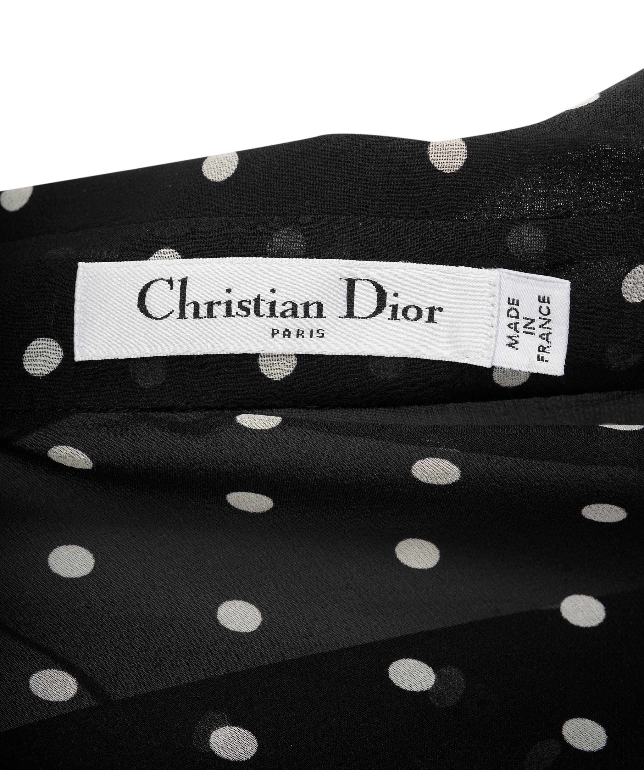 Christian Dior Christian Dior Black and White Polka Dot Playsuit with Matching Skirt and Underlay Size FR 38 ASL7947