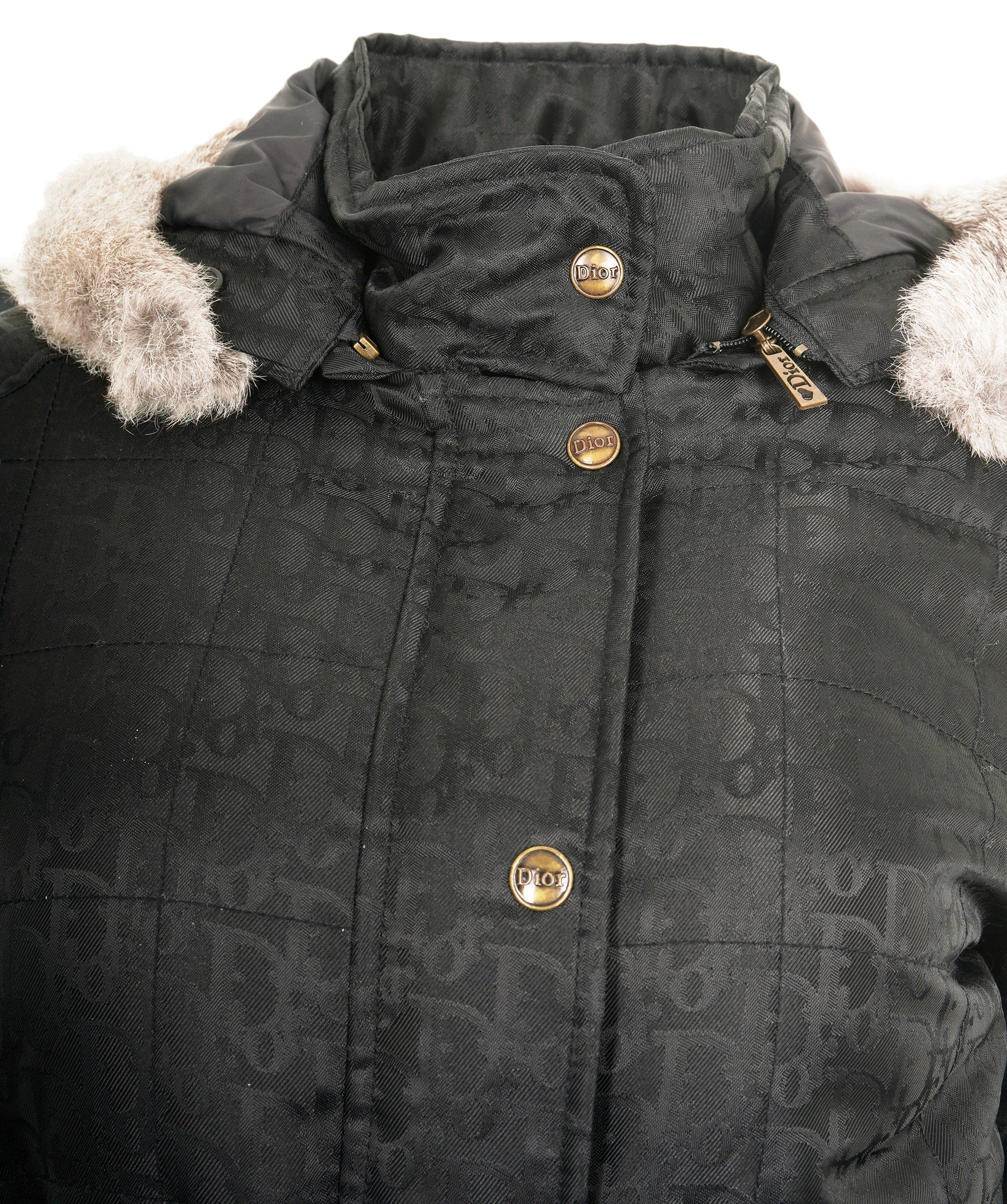 Christian Dior Christian Dior Monogram Puffer Jacket Black - ASL2030