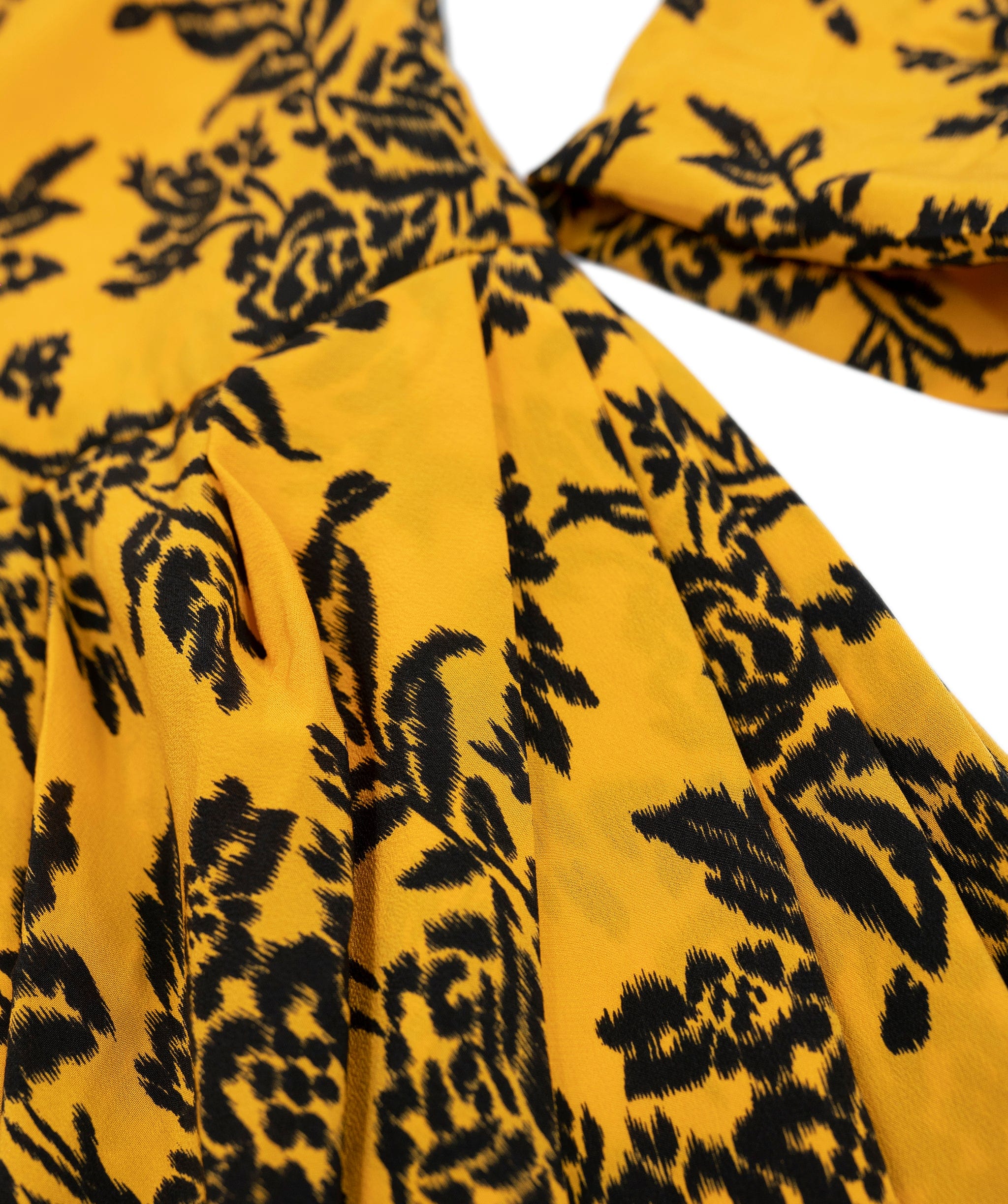 Christian Dior Christian Dior Yellow Dress with floral pattern ASL4968