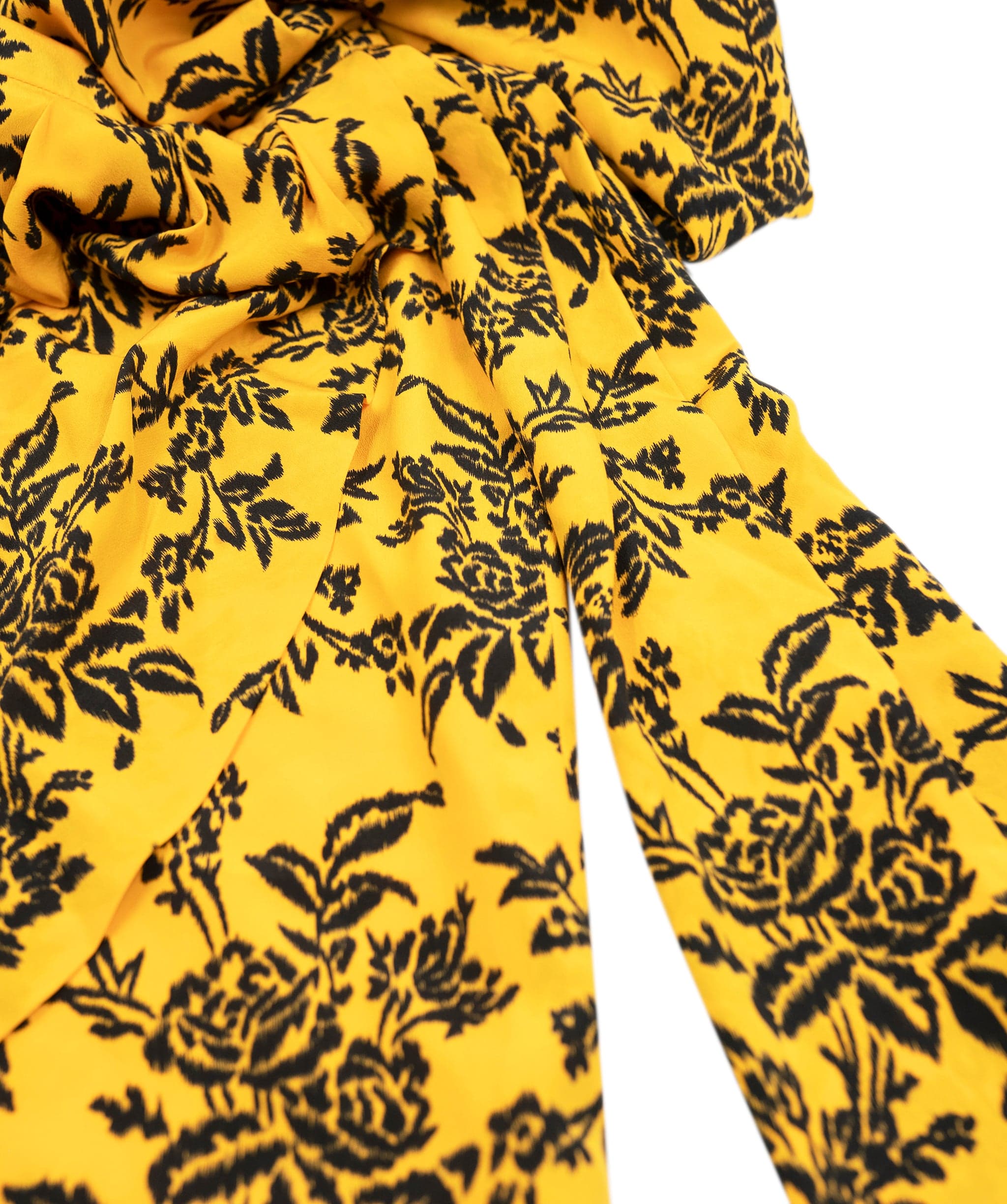 Christian Dior Christian Dior Yellow Dress with floral pattern ASL4968