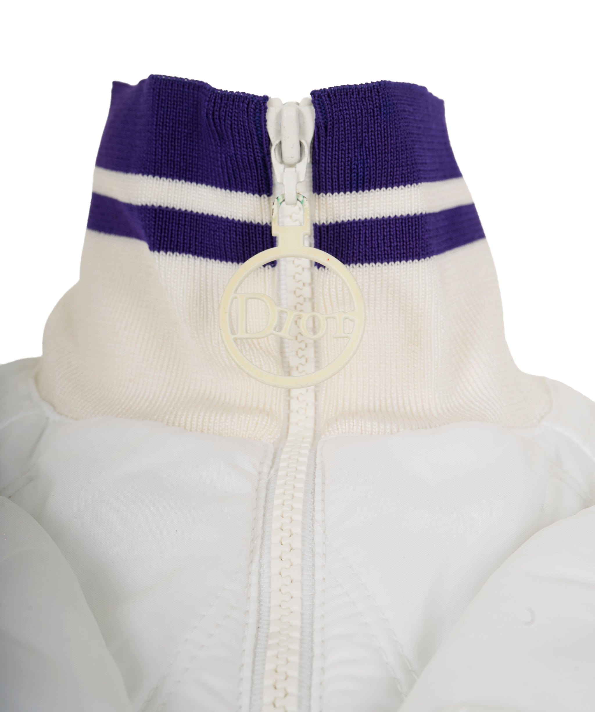 Christian Dior Dior Puffer Vest White Blue ASL8875