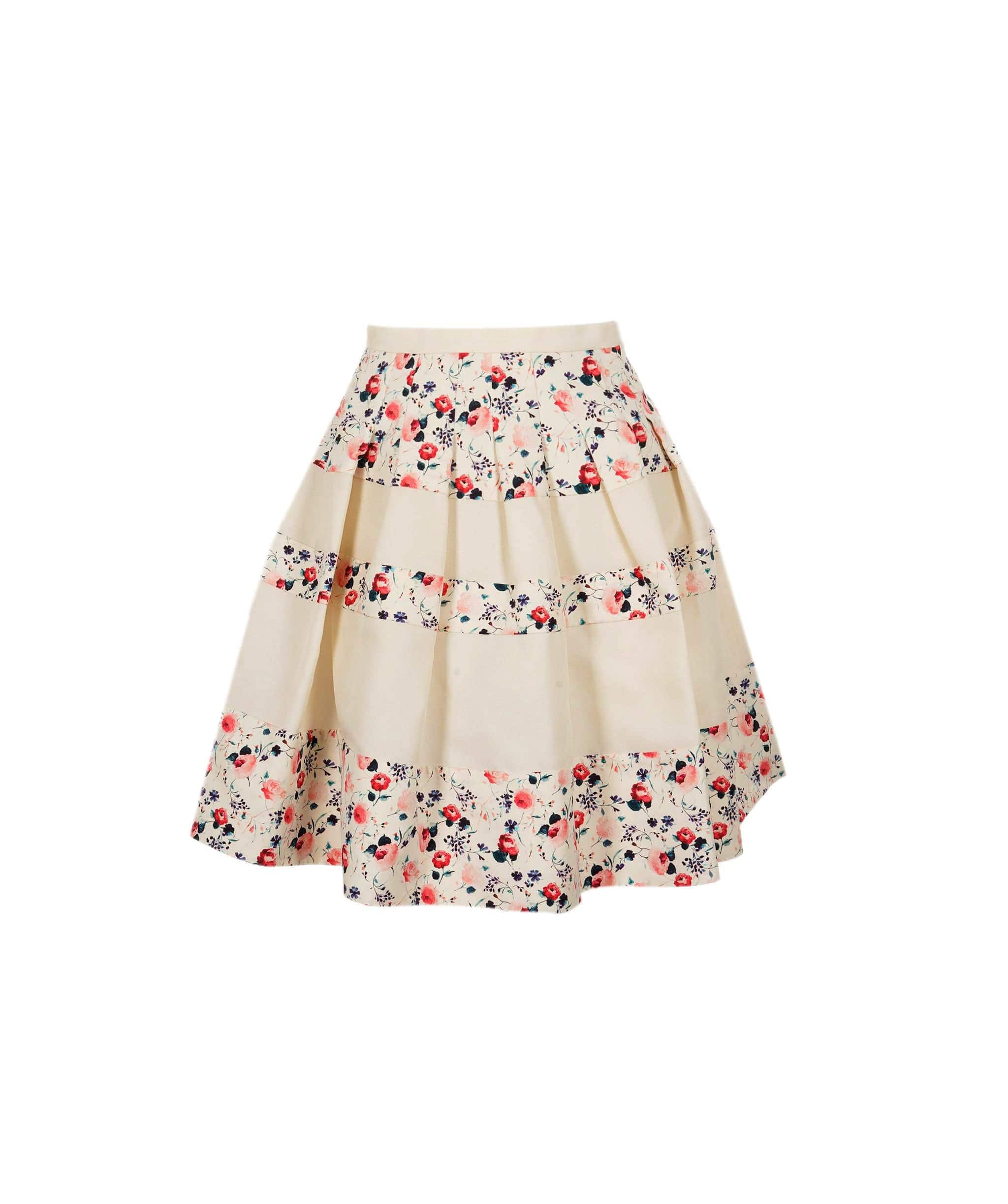 Christian Dior Dior Skirt white with flowers FR38 AVC1264