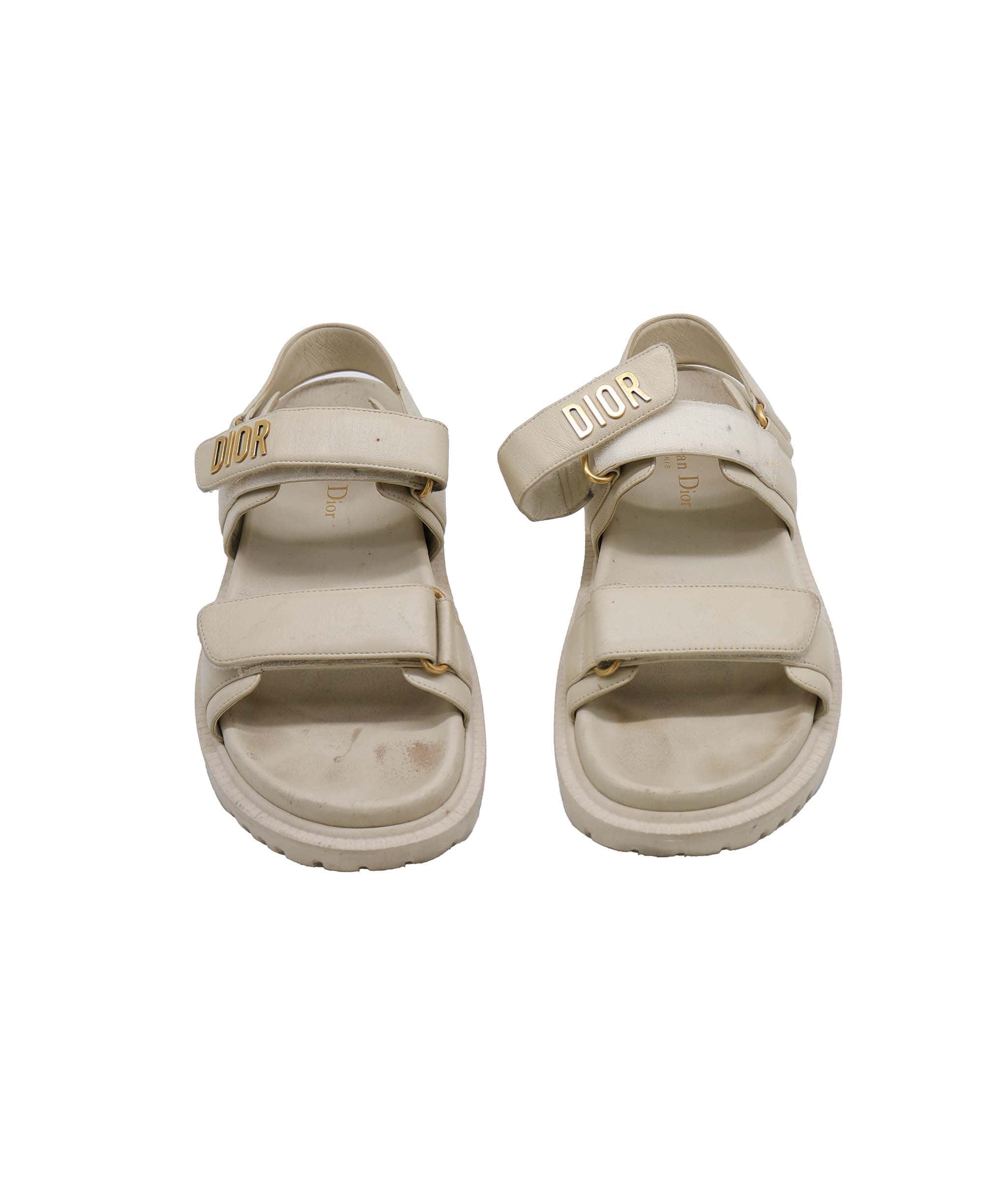 Christian Dior Christian Dior Sandals Cream 37 ASC6076