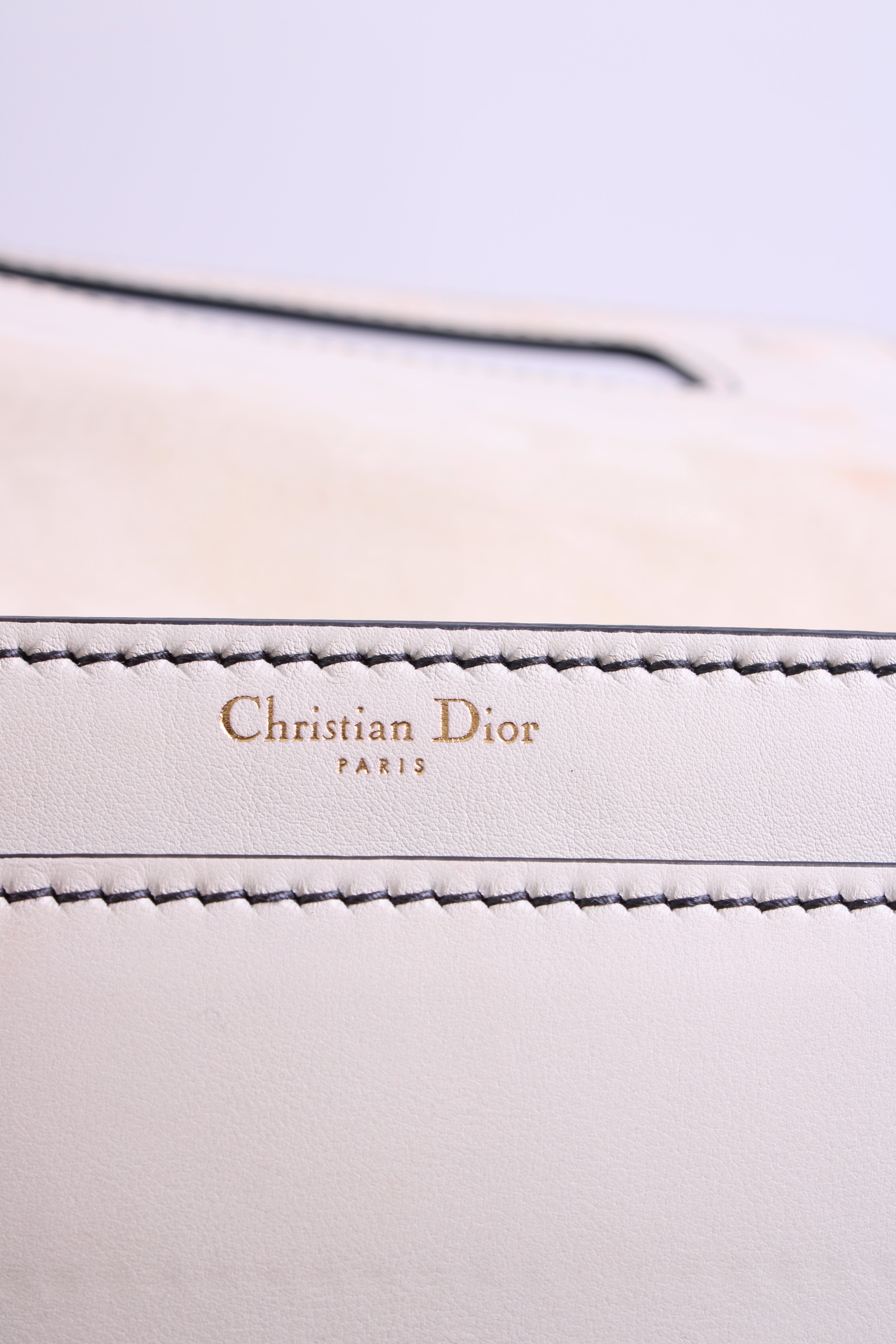 Christian Dior Christian Dior J'Adior Chain Flap Handbag Cream