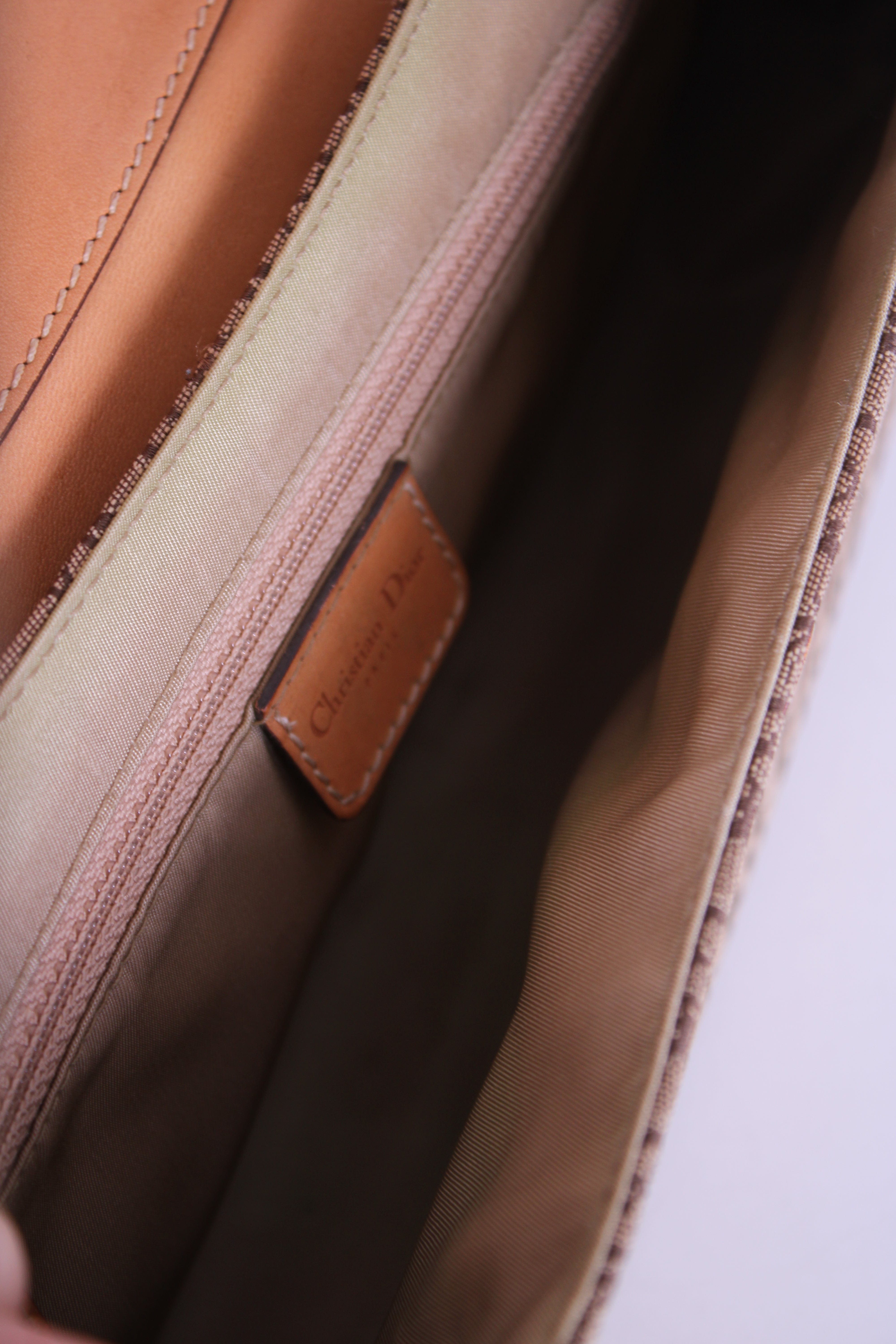 Christian Dior Christian Dior Trotter Handbag Tan