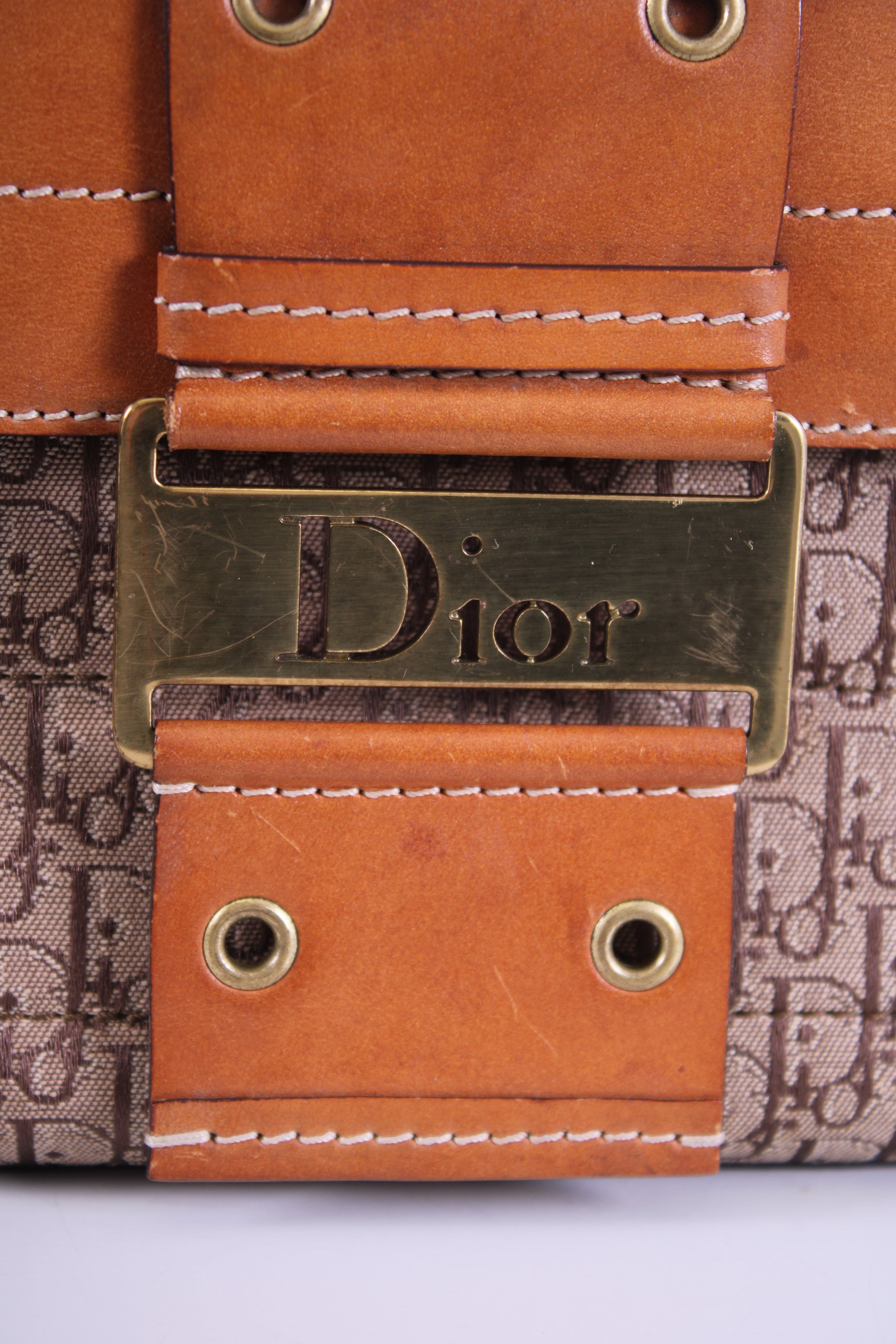 Christian Dior Christian Dior Trotter Handbag Tan