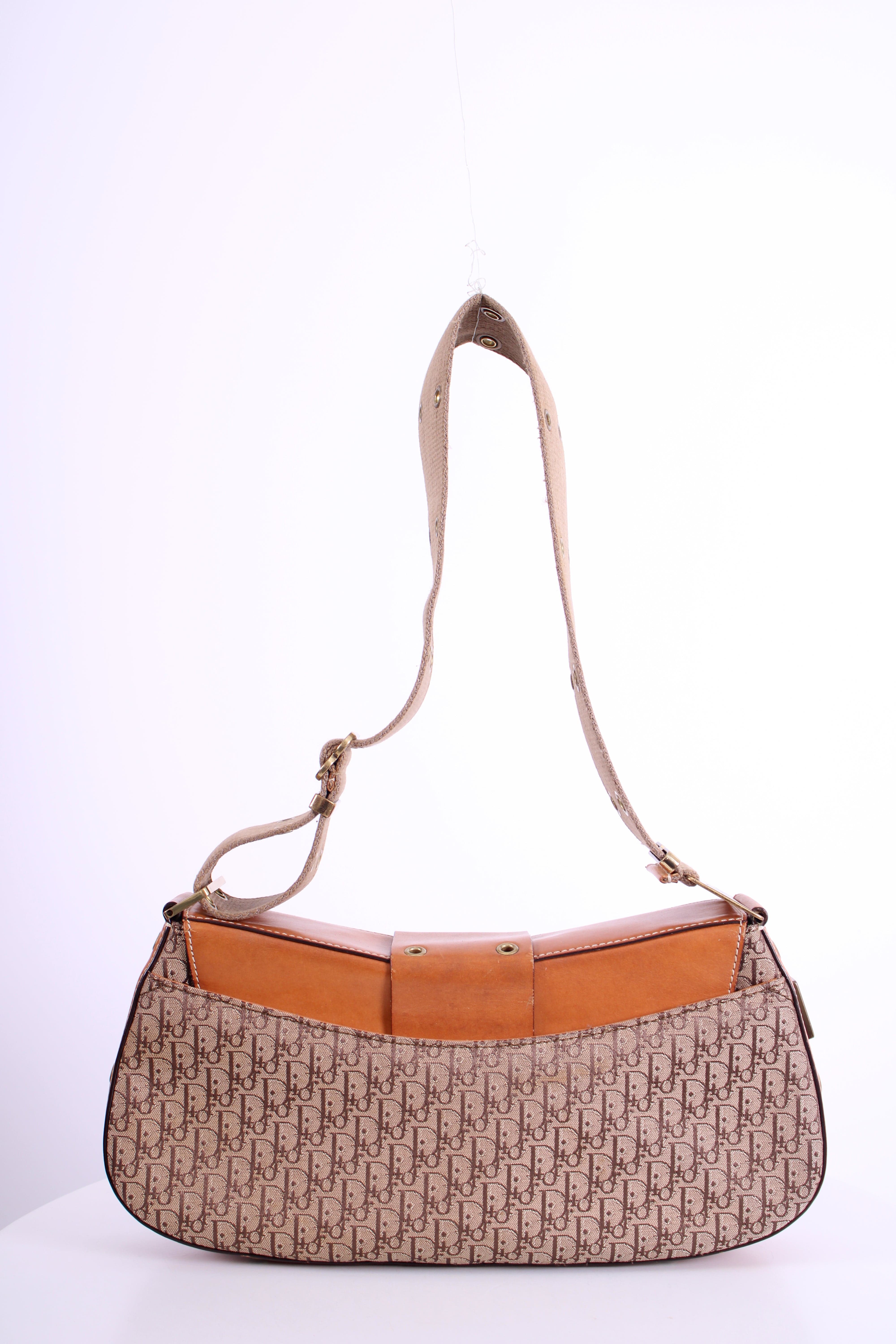 Christian Dior Christian Dior Trotter Handbag Tan