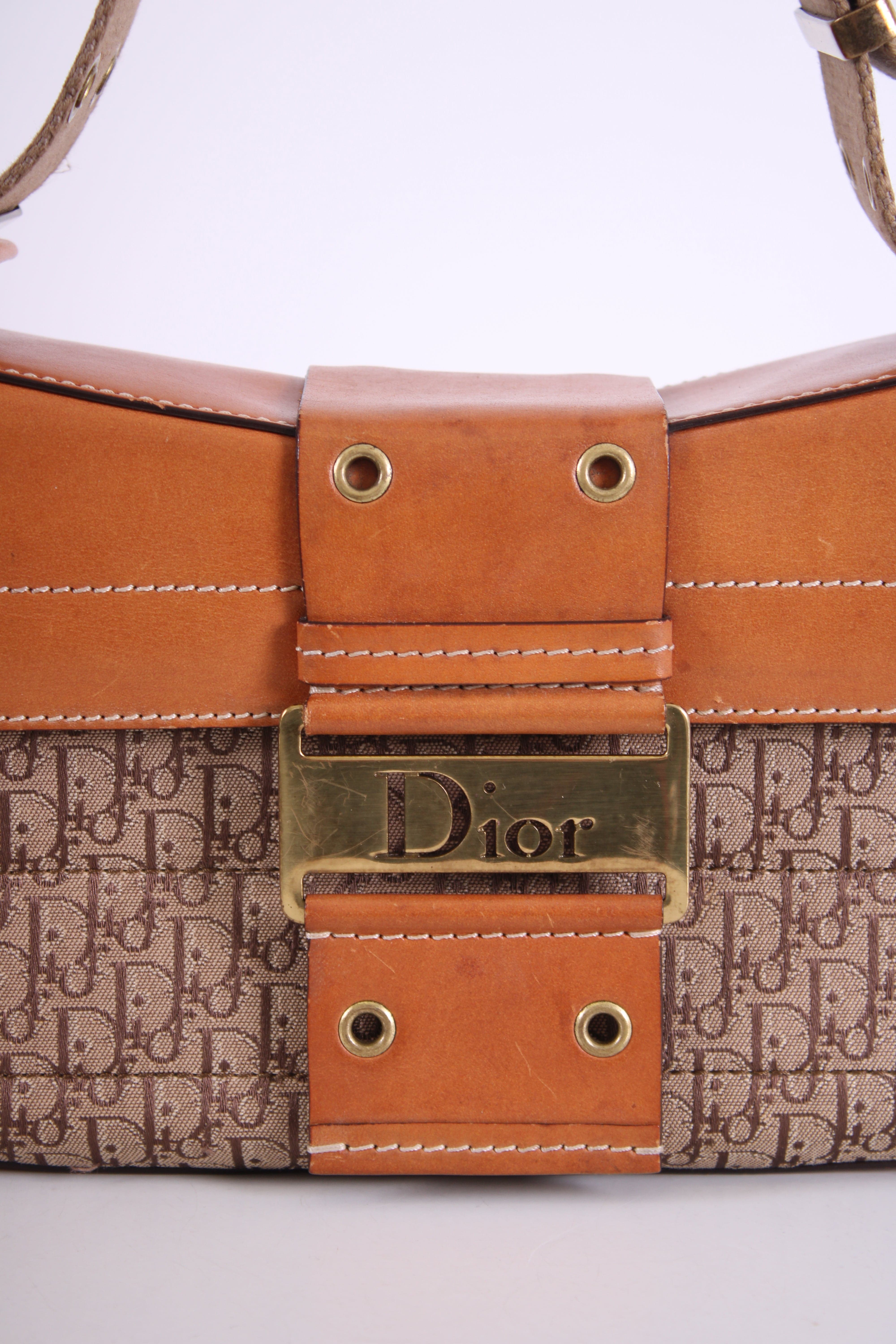 Christian Dior Christian Dior Trotter Handbag Tan