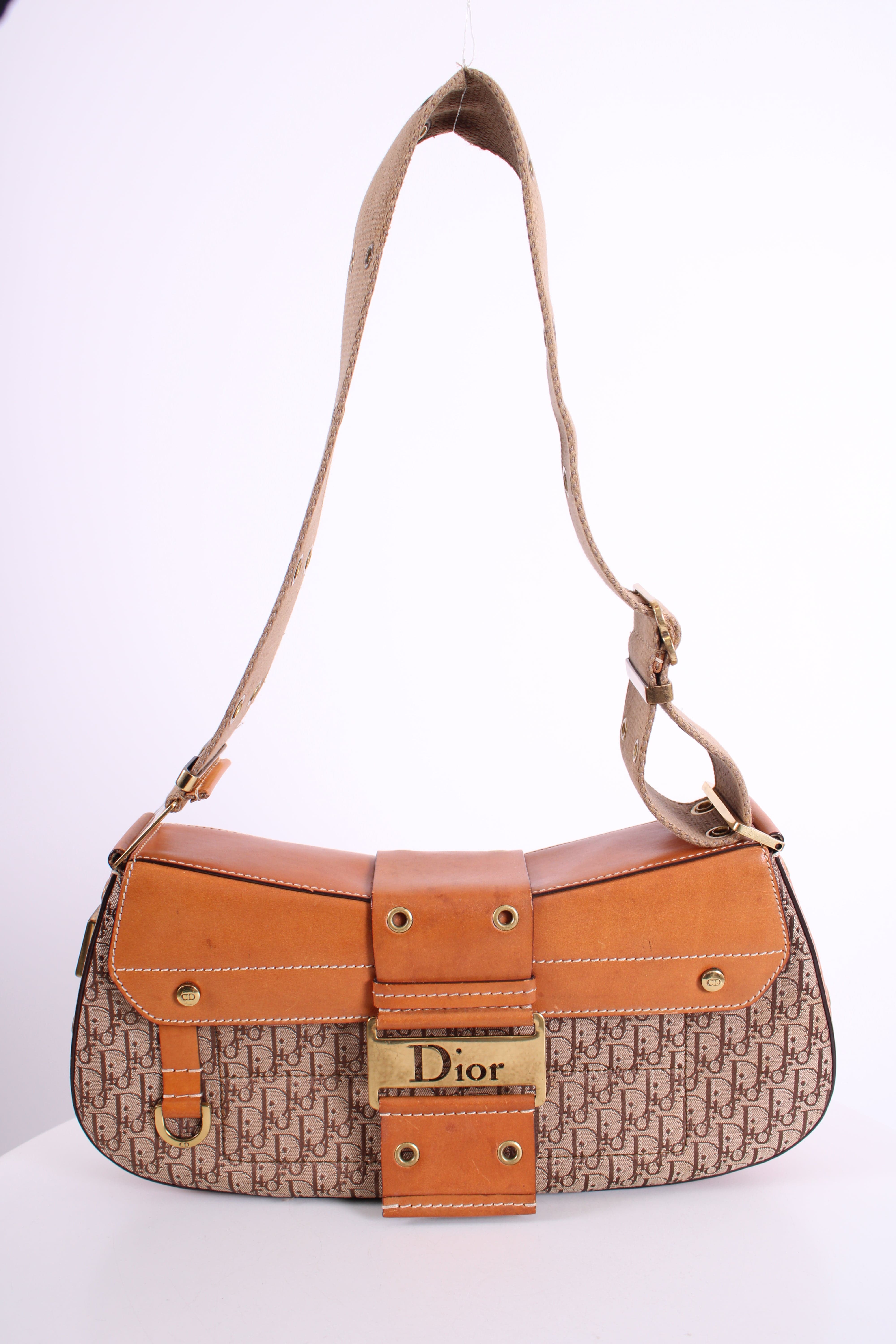 Christian Dior Christian Dior Trotter Handbag Tan