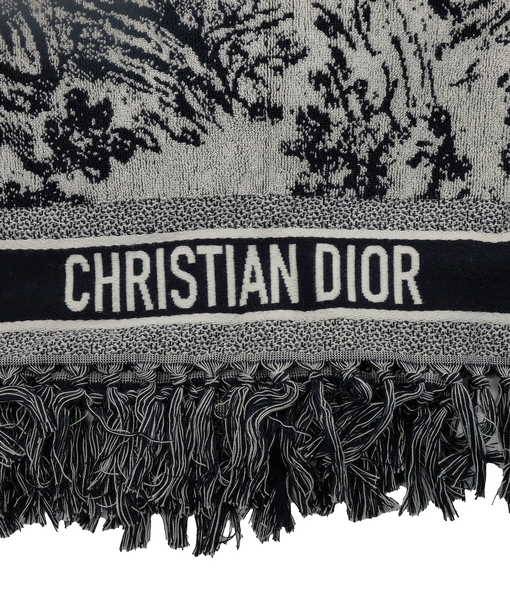 Christian Dior Dior Towel Black and White RJC2876