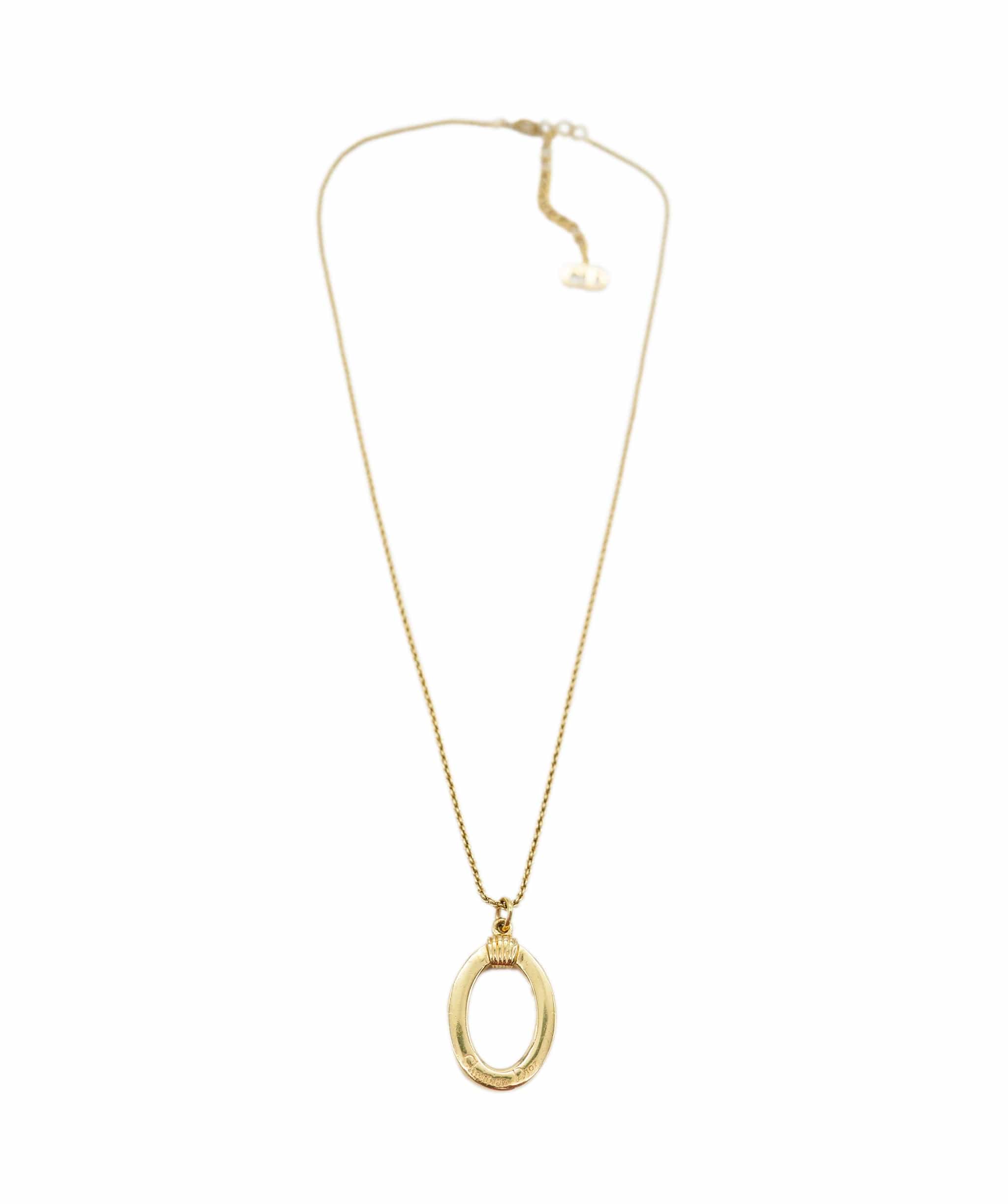 Christian Dior Christian dior logo gold pendant  - AJC0816