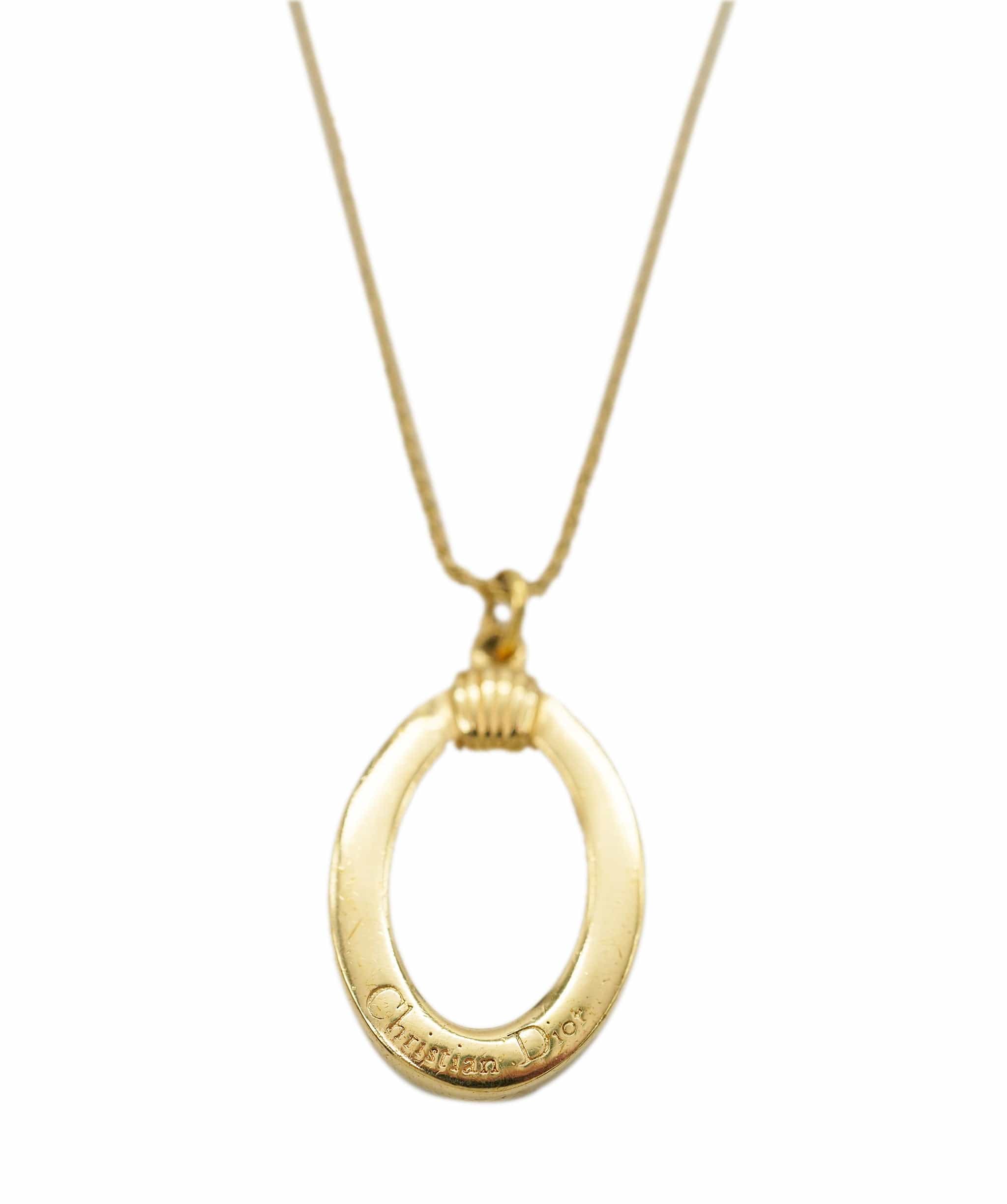 Christian Dior Christian dior logo gold pendant  - AJC0816