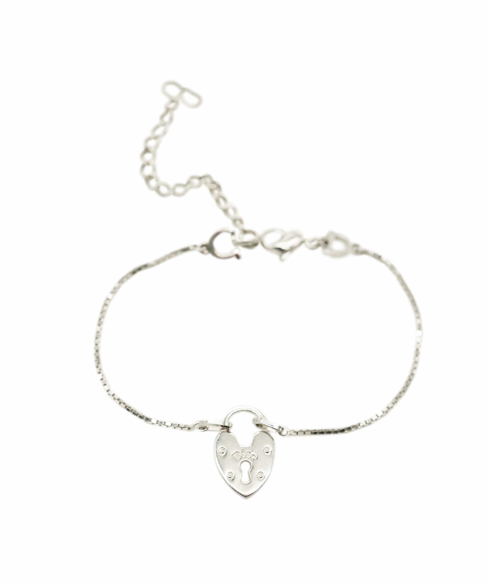 Christian Dior Christian Dior Love Heart Lock Bracelet ALC1394