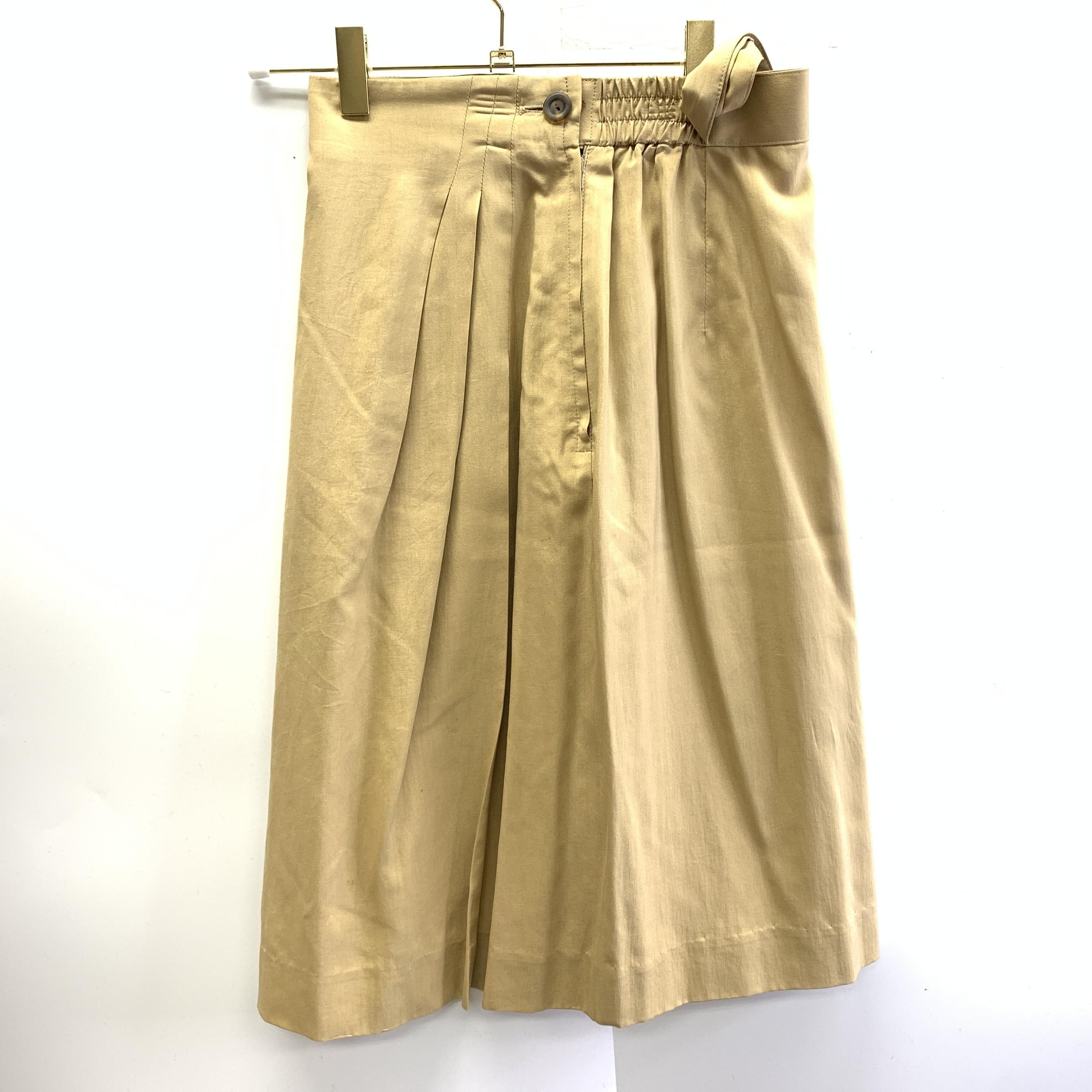 Christian Dior Christian Dior Pleated High-Waist Beige Skirt C327276