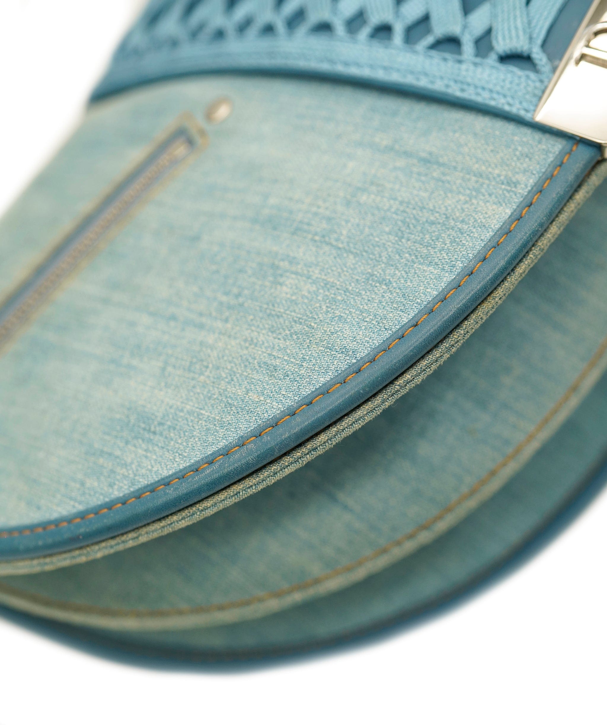 Christian Dior Dior Admit it Denim Shoulder Bag Blue - DXBS1830