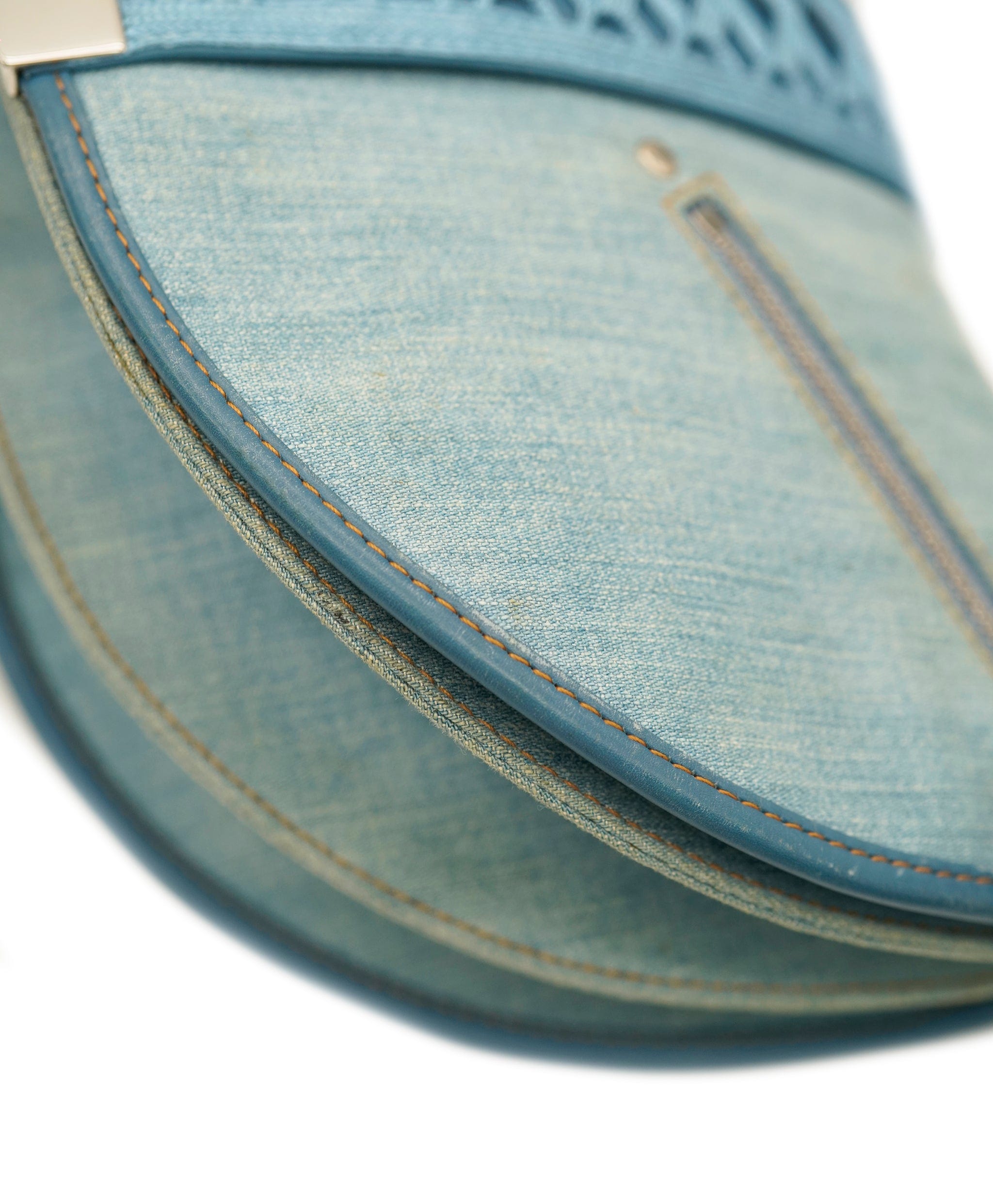 Christian Dior Dior Admit it Denim Shoulder Bag Blue - DXBS1830