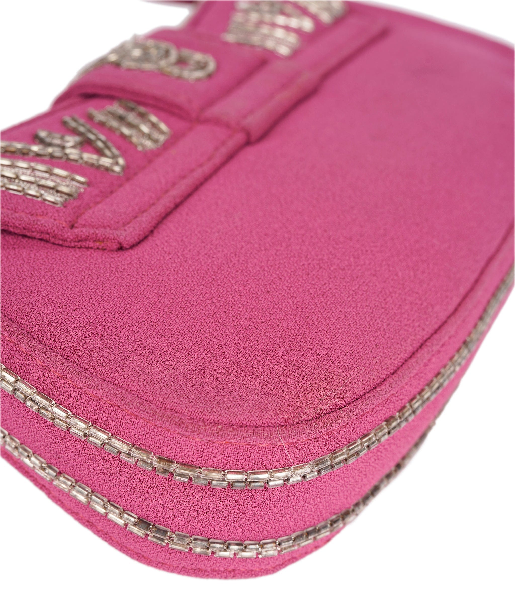 Christian Dior Dior Beaded Clutch Bag Purple DXBS1835