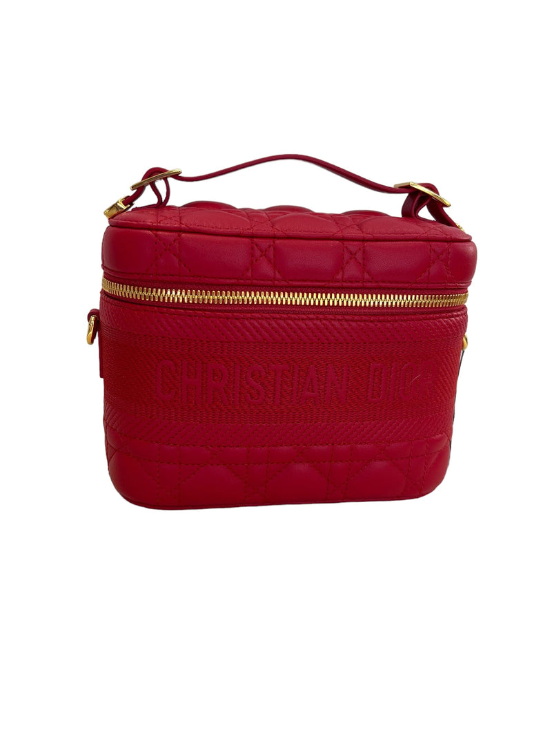 Christian Dior Dior Small Vanity Bag Red