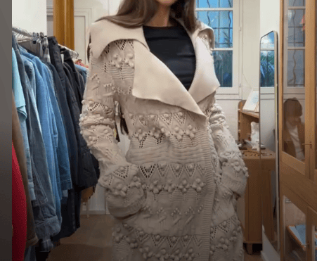 Christian Dior Beige long cardigan AGC3298