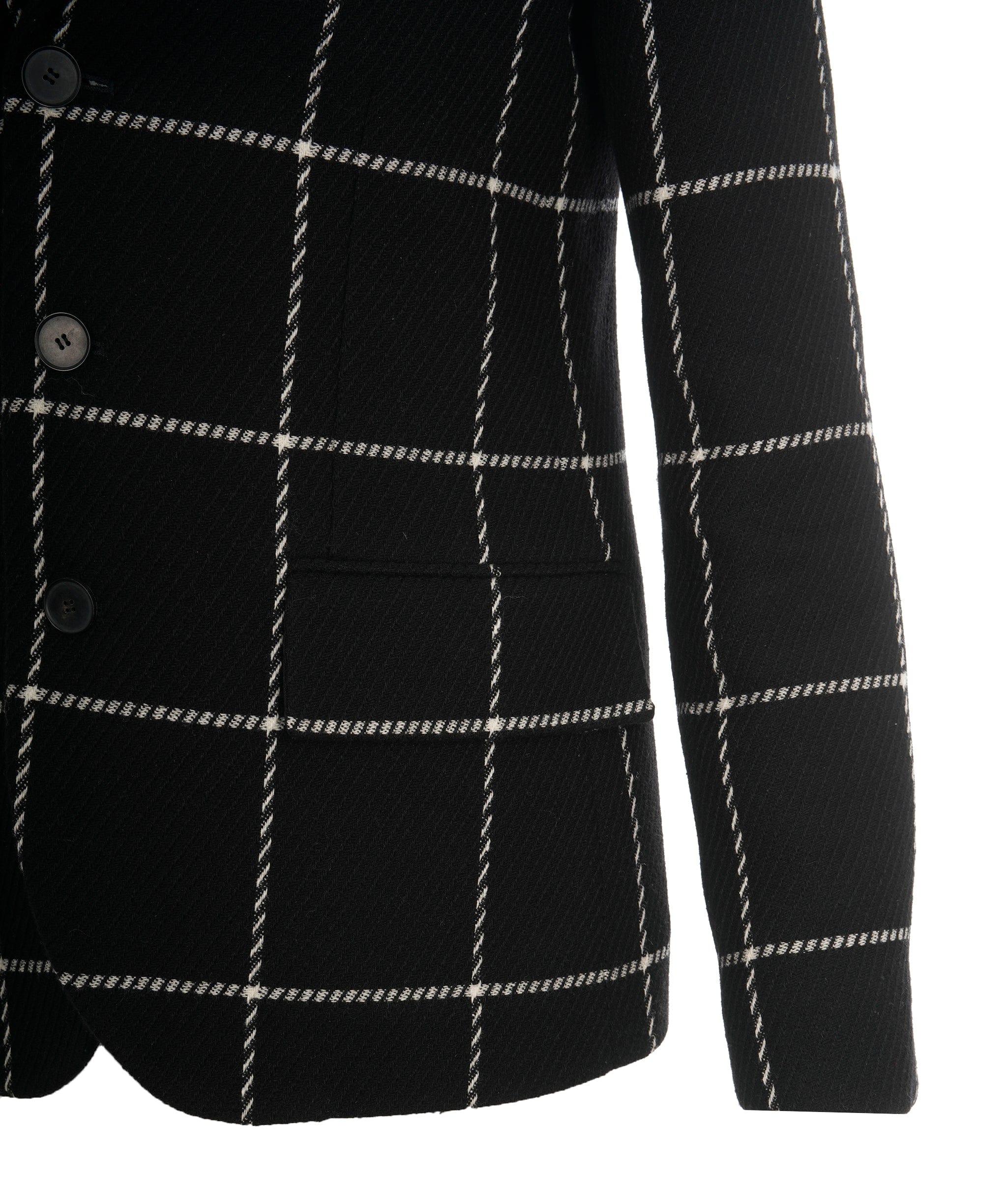 Christian Dior Christian Dior Black and White Wool Blazer ALC1808