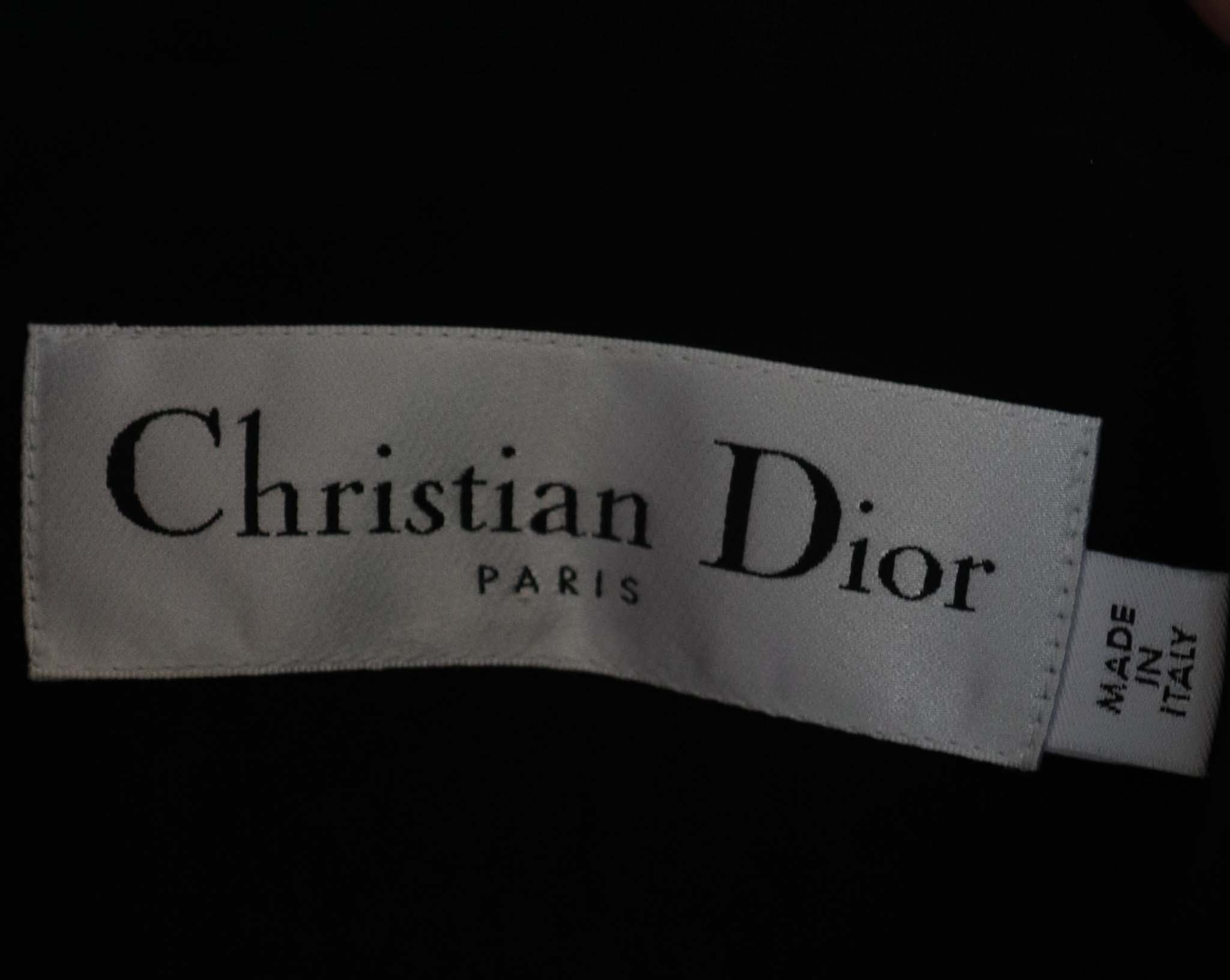 Christian Dior Christian Dior black wool over shirt jacket AGC2526
