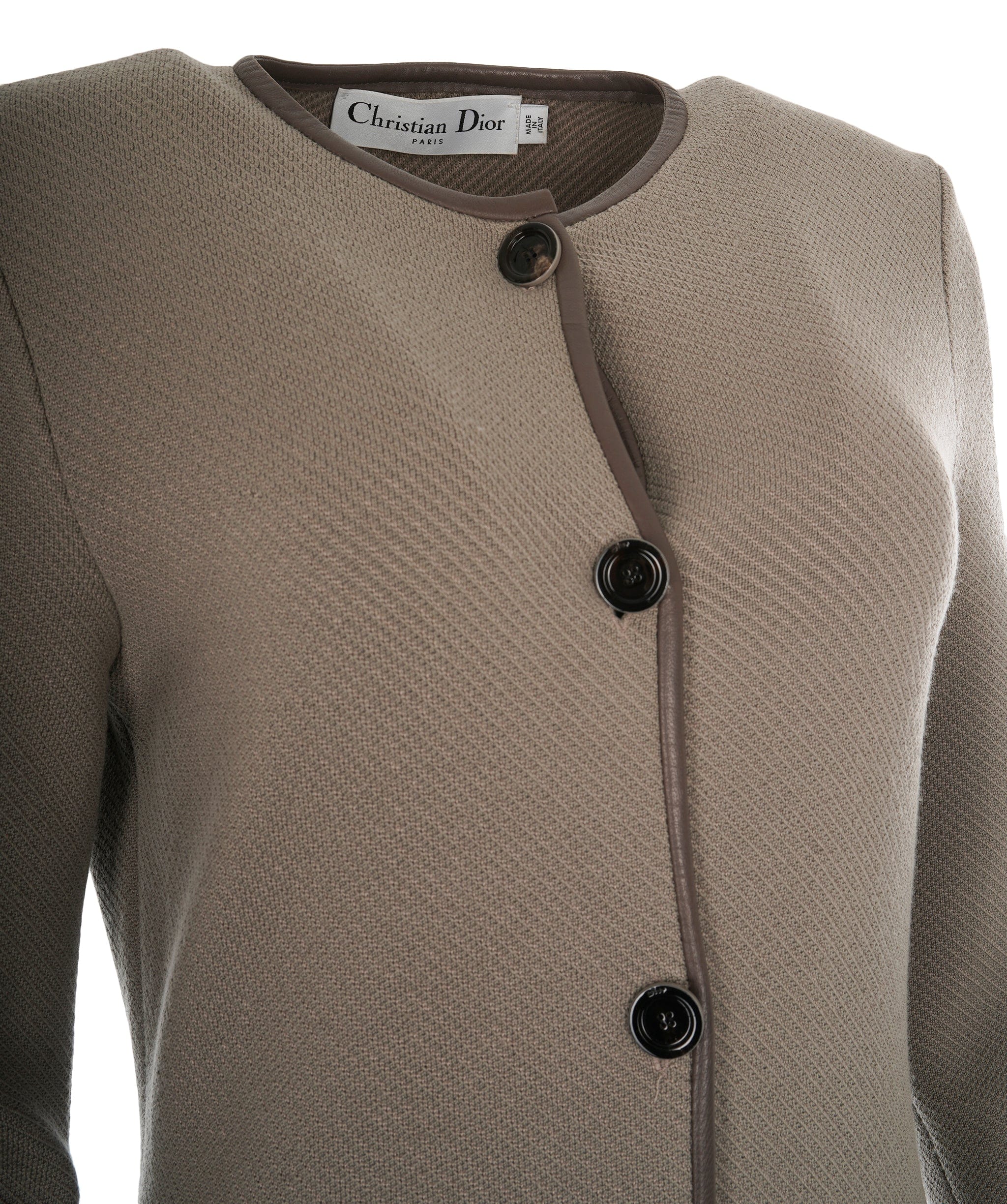 Christian Dior Christian Dior Cardigan Brown Single Breasted ALC1849