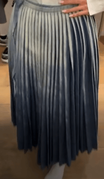 CHRISTIAN DIOR CHRISTIAN DIOR Denim pleated skirt AGC3781