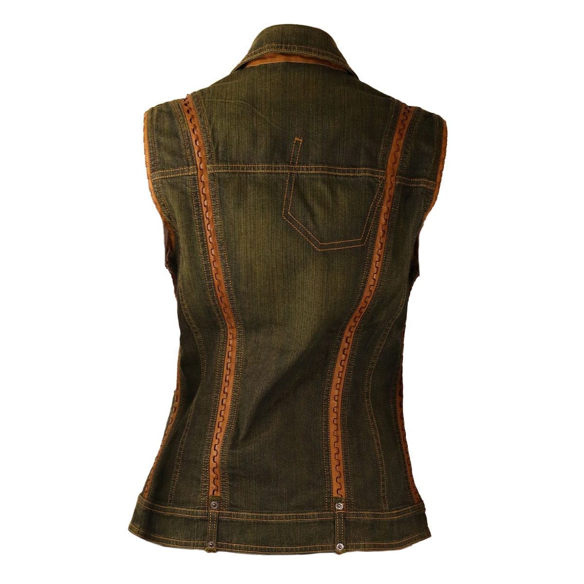 Christian Dior CHRISTIAN DIOR Dior jean and leather waistcoat AGC2949