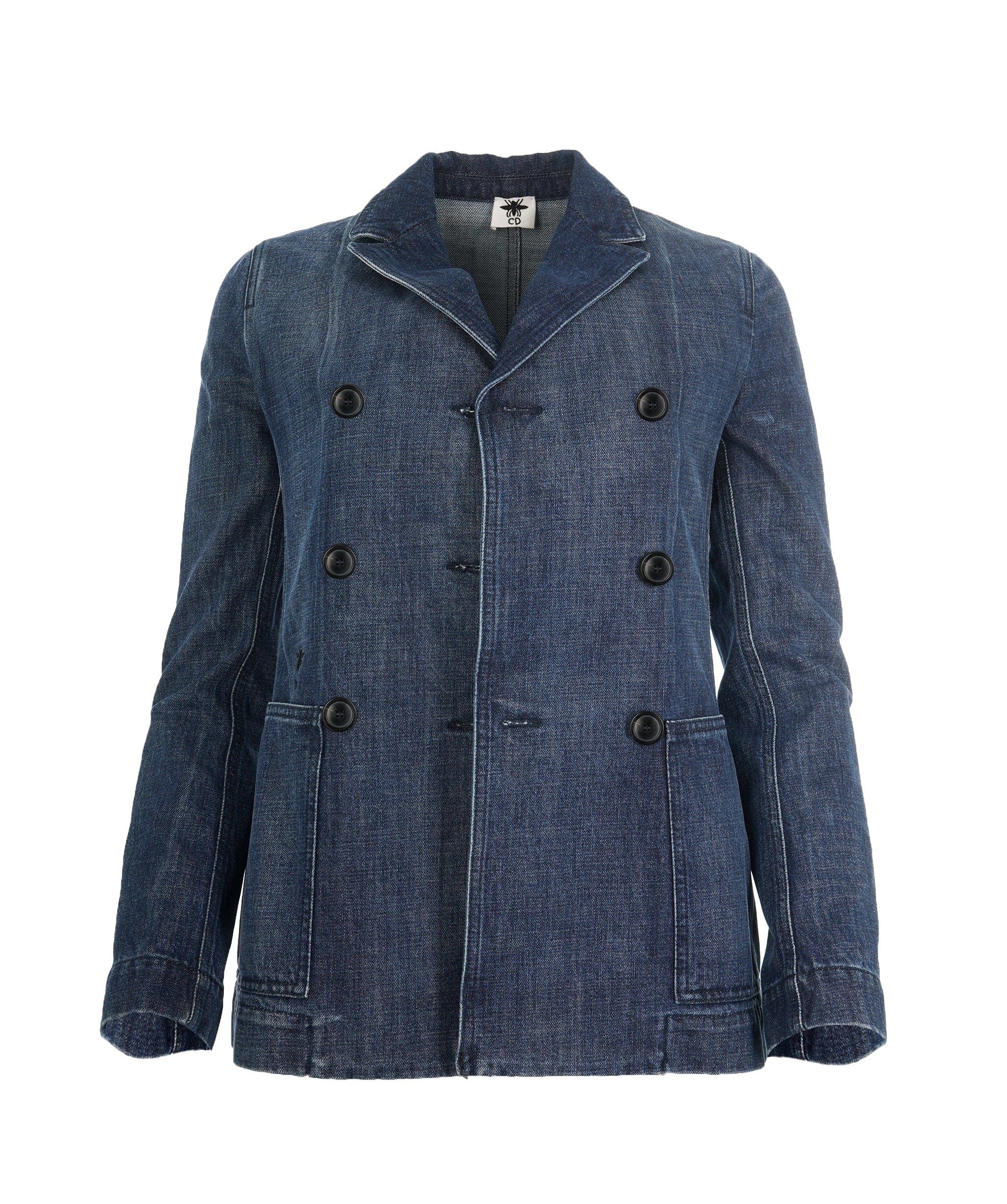 Christian Dior CHRISTIAN DIOR Double breasted denim bar jacket AGC2268