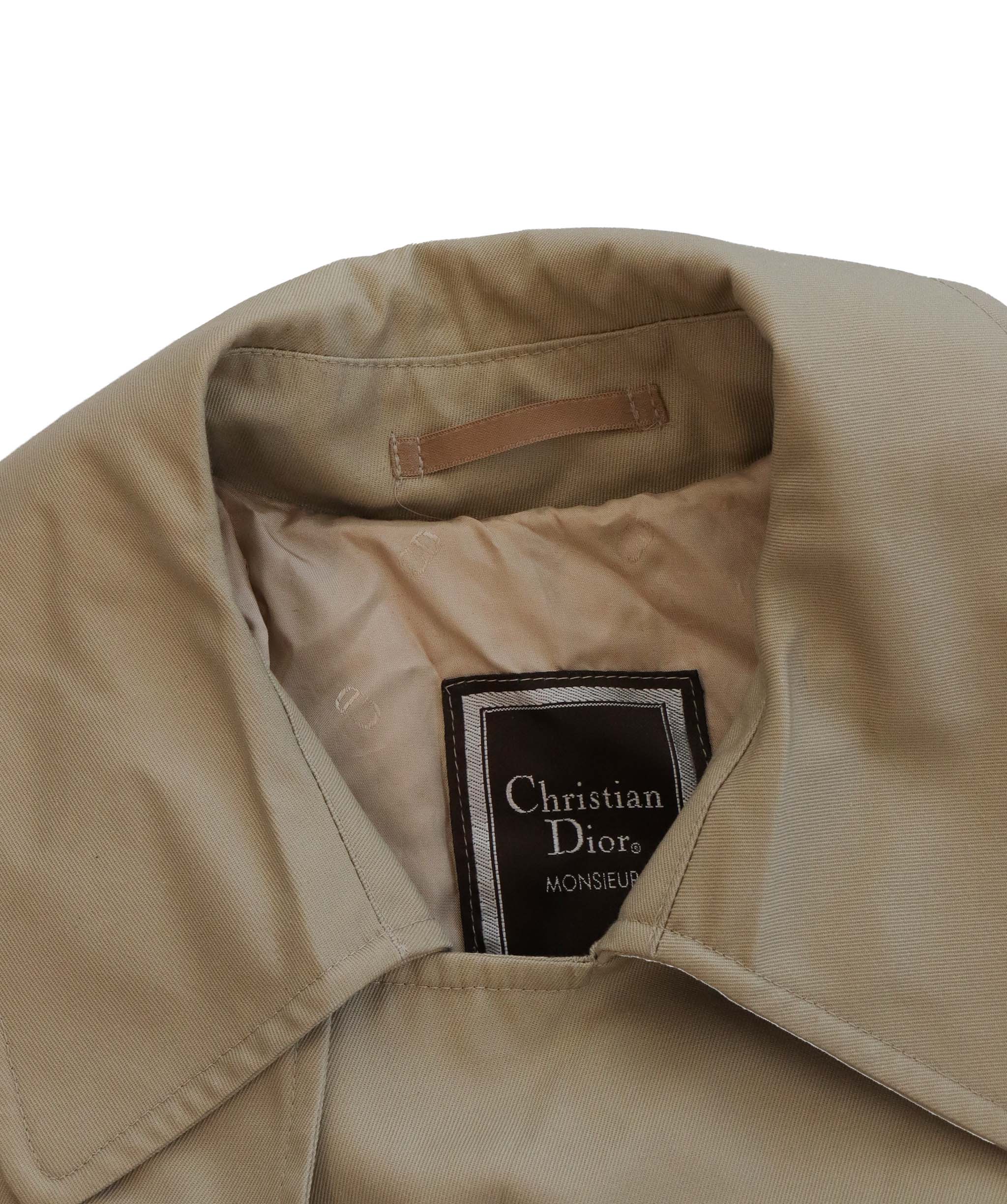 Christian Dior Christian Dior Double Breasted Trench Coat - ASC5208