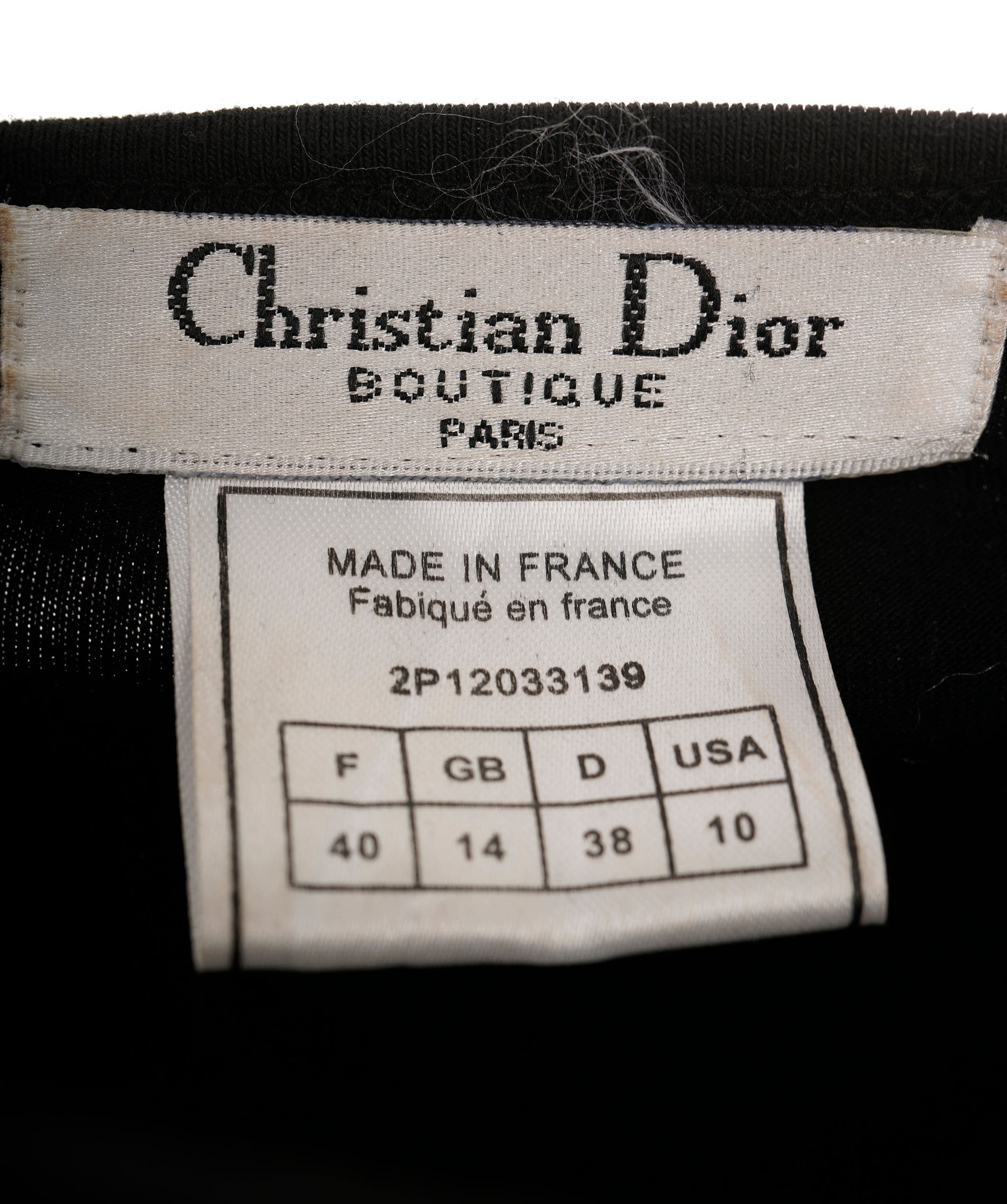 Christian Dior Christian Dior J'ADIOR Long Sleeve Top  ALC3545