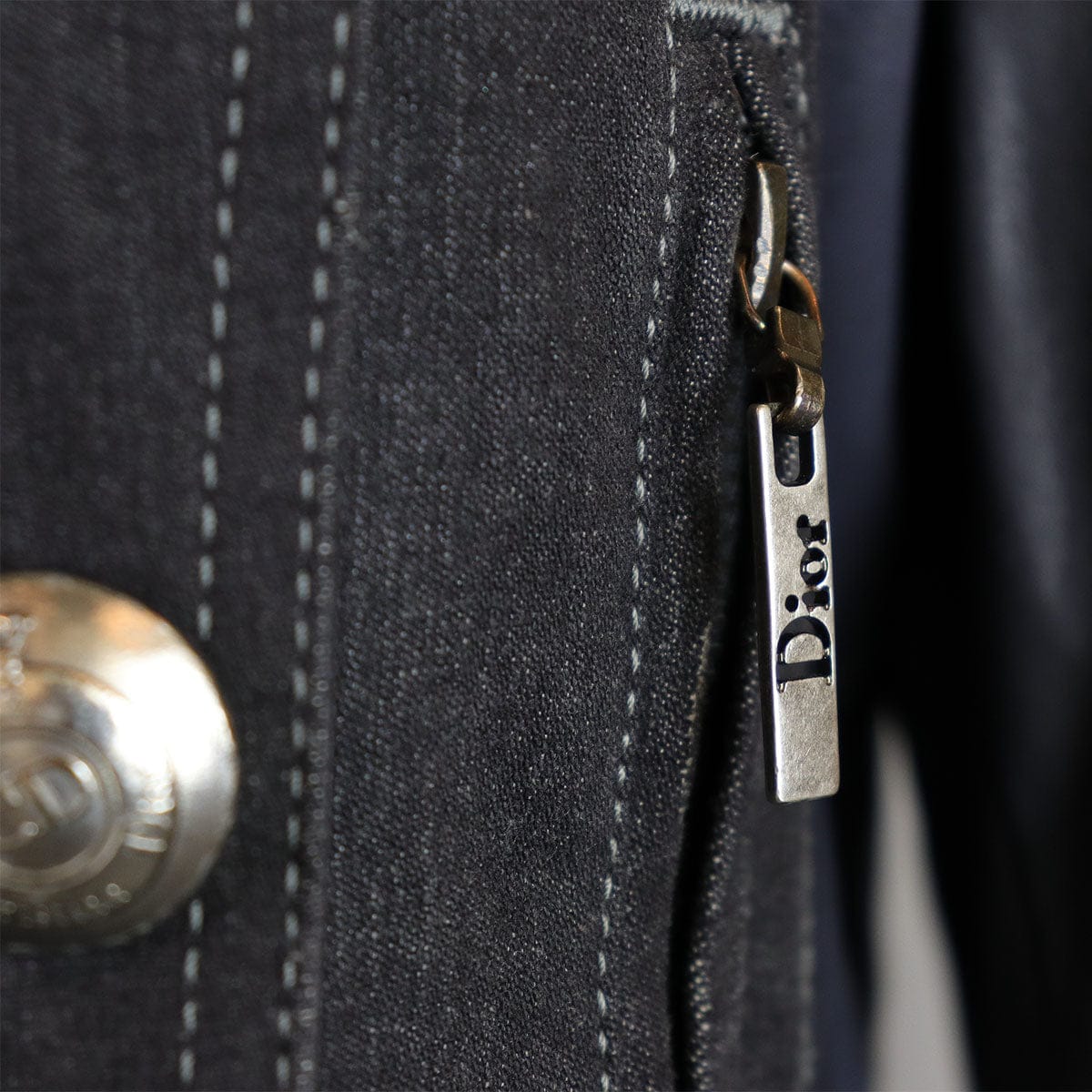 Christian Dior CHRISTIAN DIOR Jean and leather coat  AGC2962