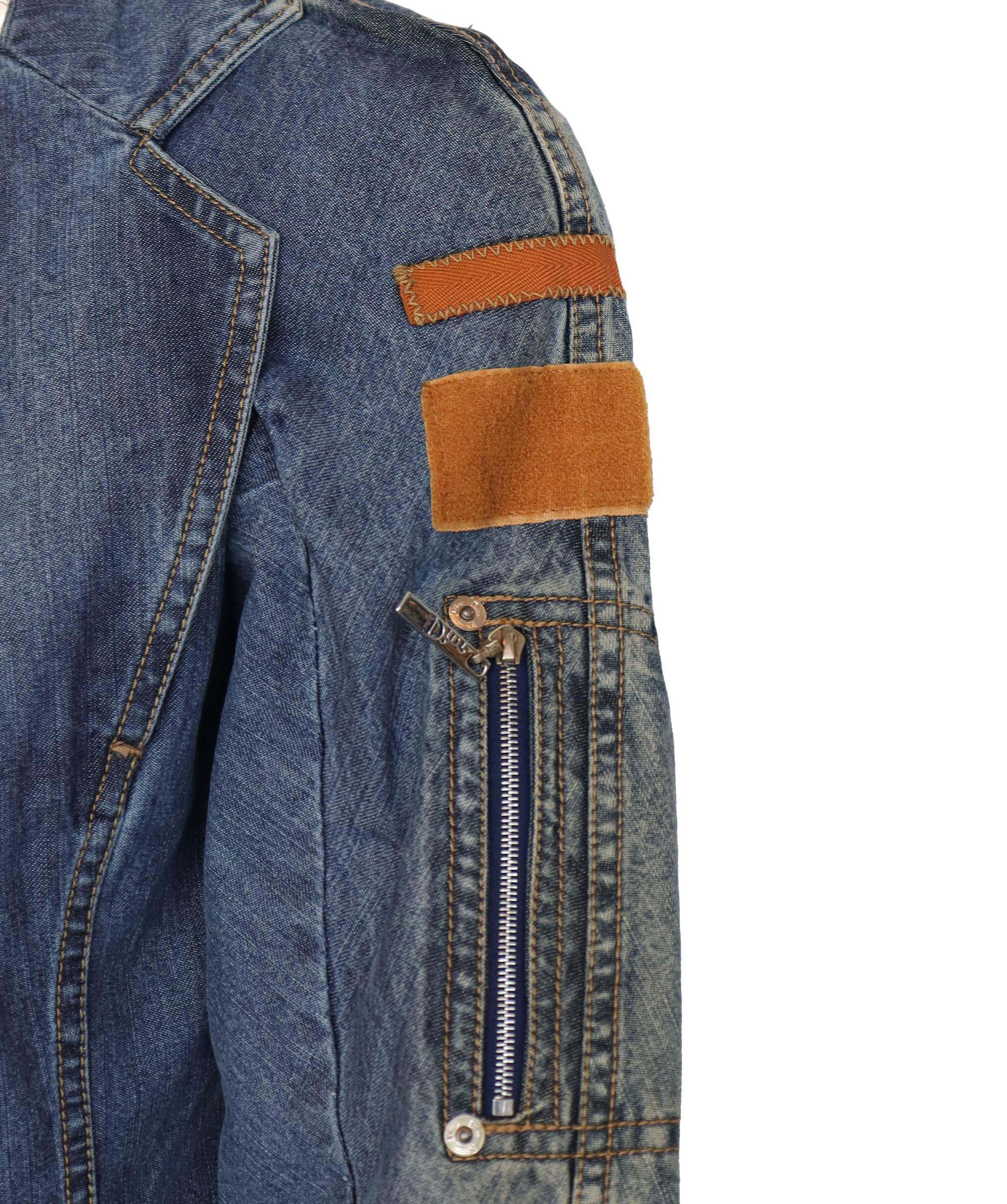 Christian Dior Christian Dior jean bar jacket with shoulder pads AGC2509